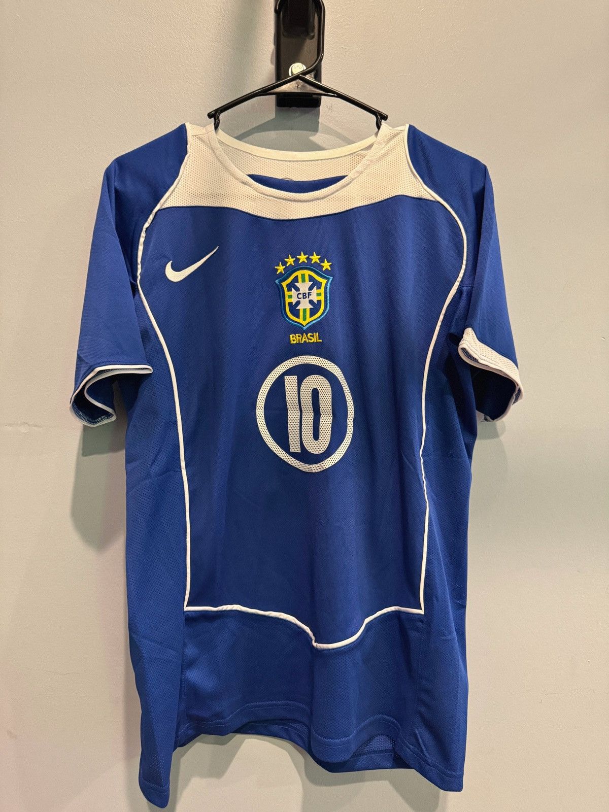 Nike Brazil Ronaldinho Jersey Size US S / EU 44-46 / 1 - 1 Thumbnail