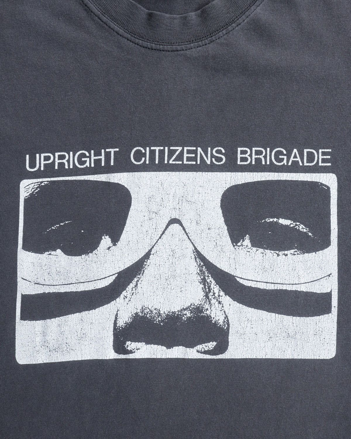 Vintage Vintage 90s Upright Citizens Brigade Faded Black Tee - L/XL Size US L / EU 52-54 / 3 - 3 Thumbnail