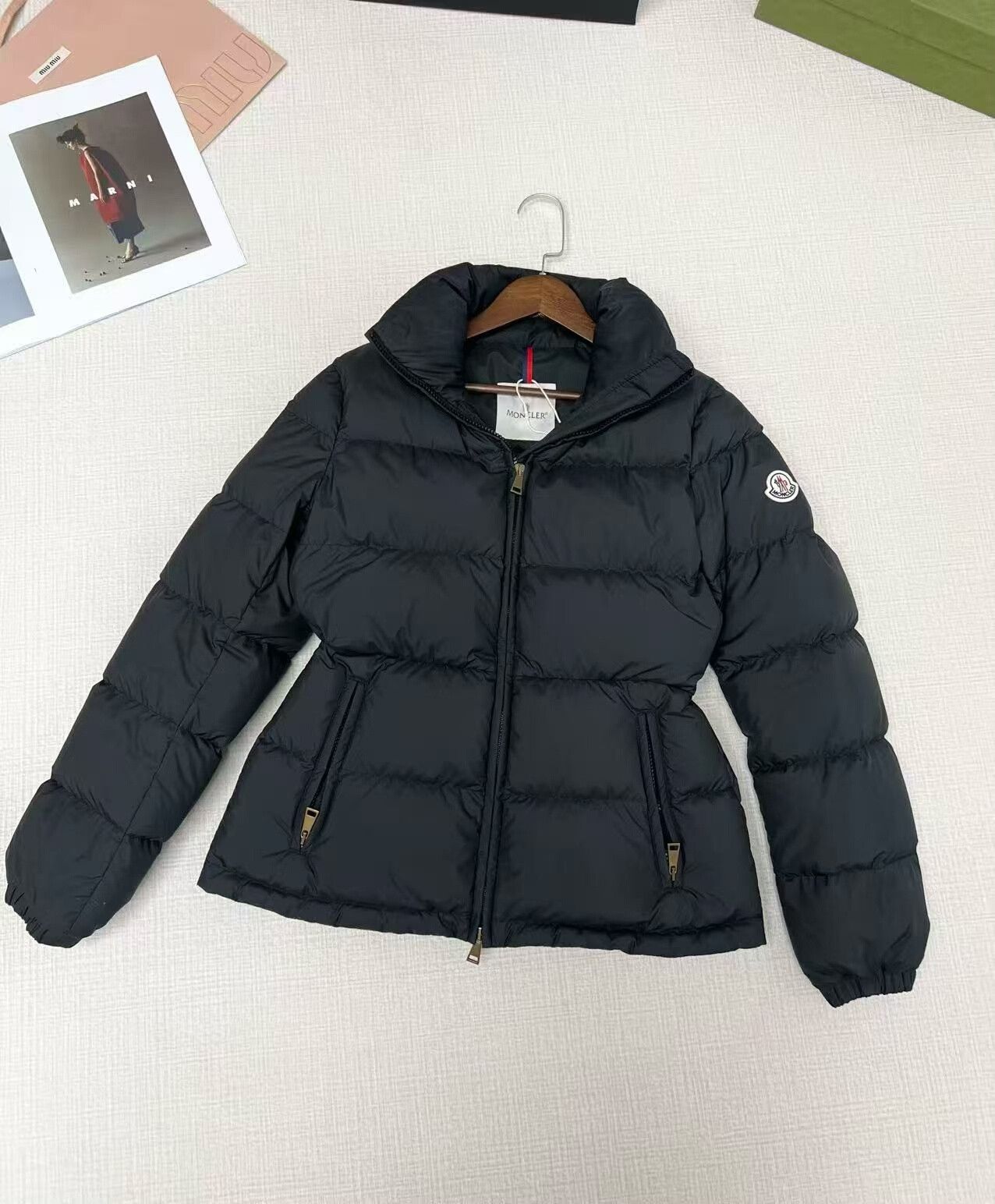 Moncler Moncler Black Hooded Down Jacket Size XS / US 0-2 / IT 36-38 - 1 Thumbnail