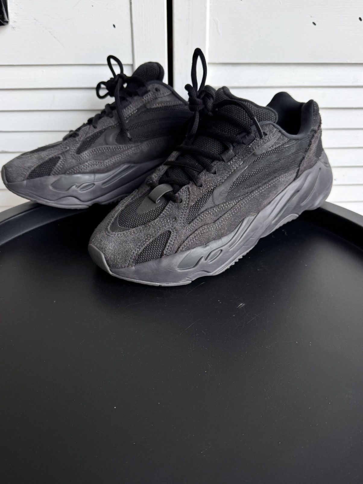 Adidas × Kanye West Adidas Yeezy Boost 700 V2 Vanta Black Mens Shoes US9 FU6684 Size US 9 / EU 42 - 10 Thumbnail