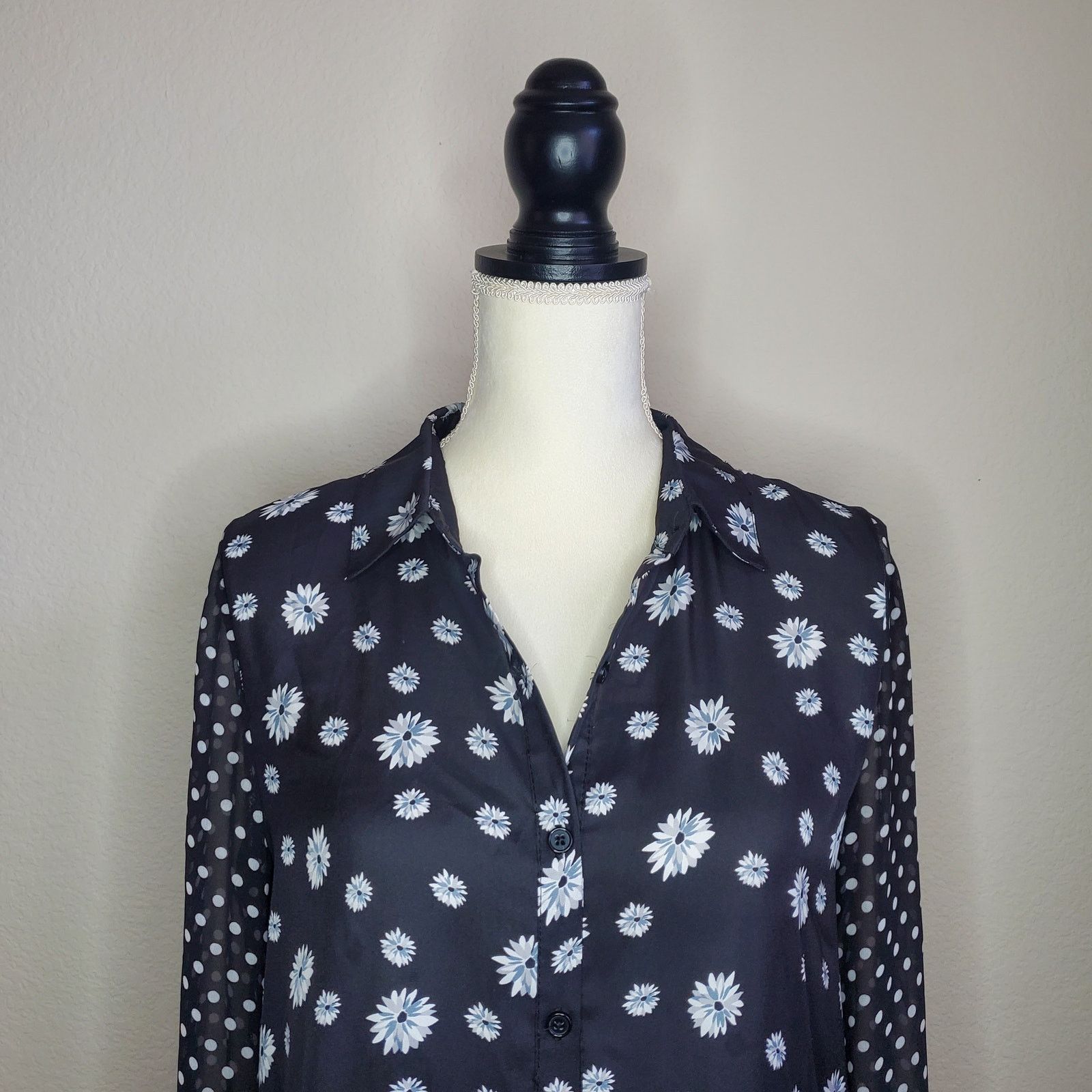 BB Dakota BB Dakota Daisy Button Down Blouse Small Size S / US 4 / IT 40 - 5 Thumbnail