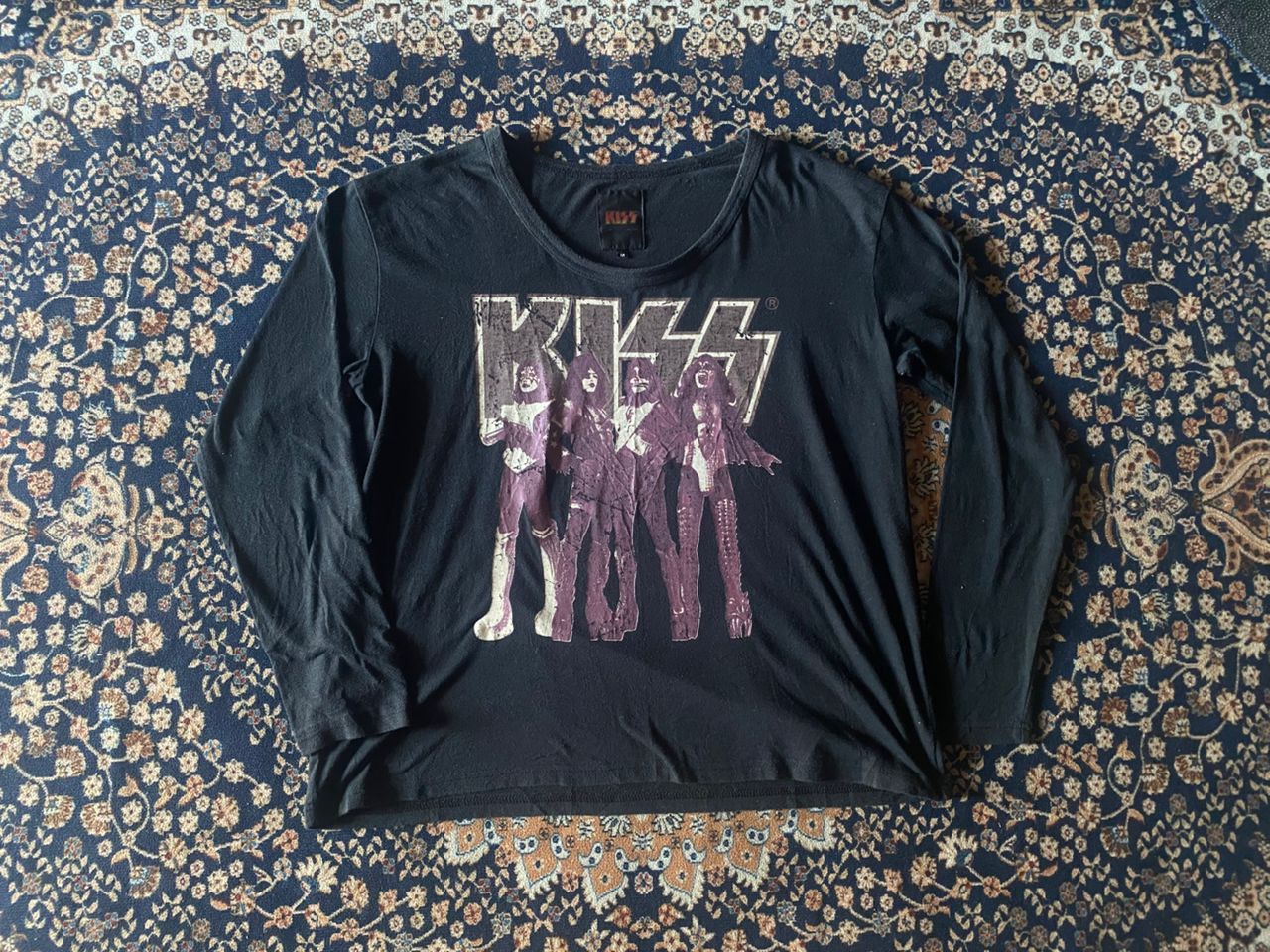 Band Tees 2000s Kiss Tshirt long sleeve Womens Size S / US 4 / IT 40 - 2 Thumbnail