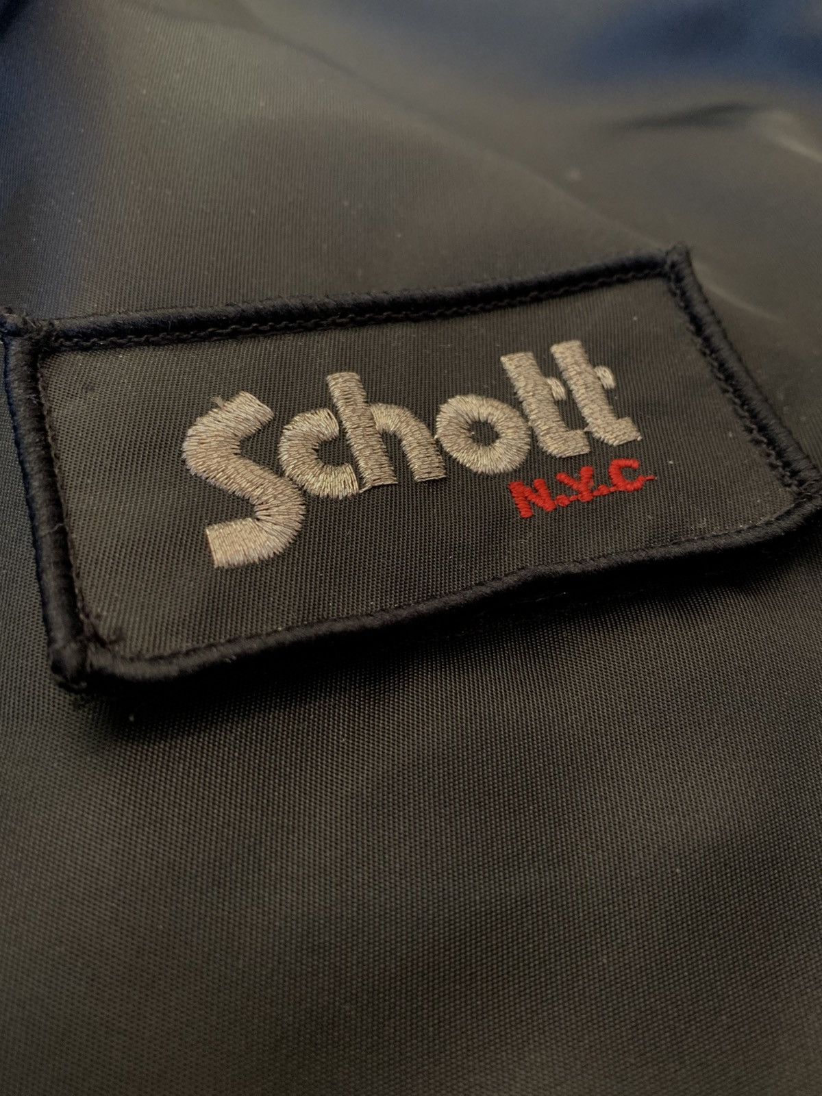 Schott Bomber Schott USA X-Large 100% Nylon Flight Jacket Size US XL / EU 56 / 4 - 2 Thumbnail