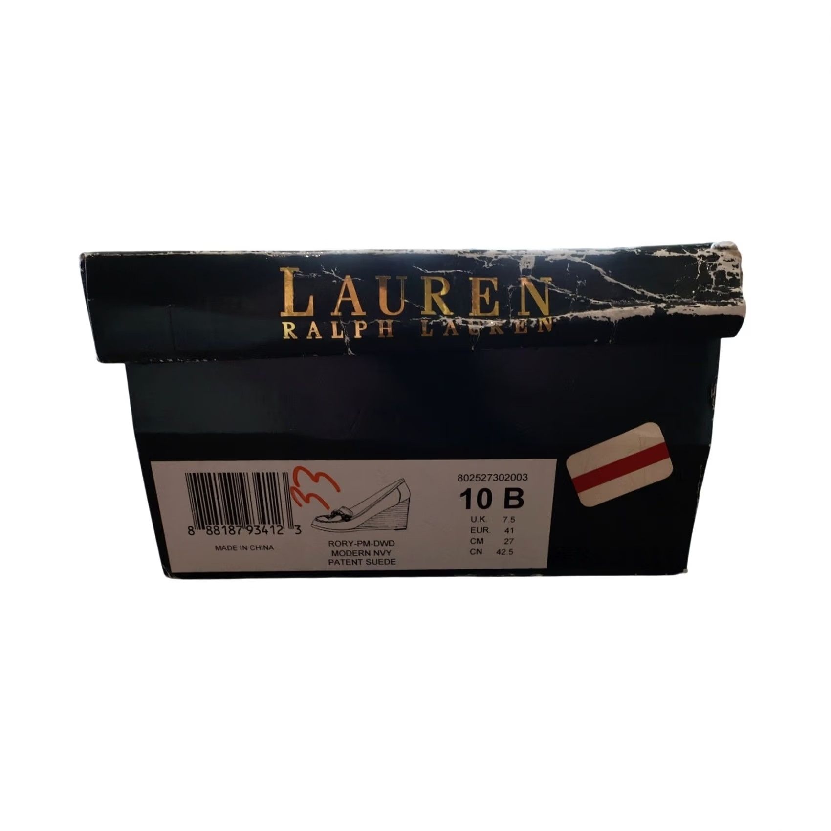 Ralph Lauren Lauren Ralph Lauren Loafers Womens 10 Navy Patent Suede Wedge Rory Size US 8 / IT 38 - 7 Thumbnail