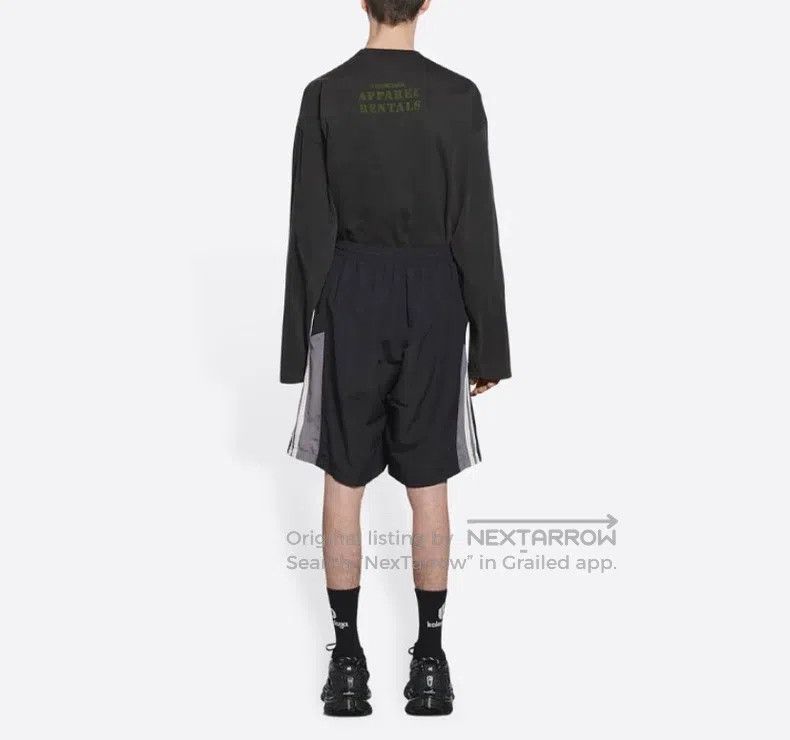 Balenciaga Balenciaga size M Black Side Striped Dual Hook Short Pants Size US 27 - 5 Thumbnail
