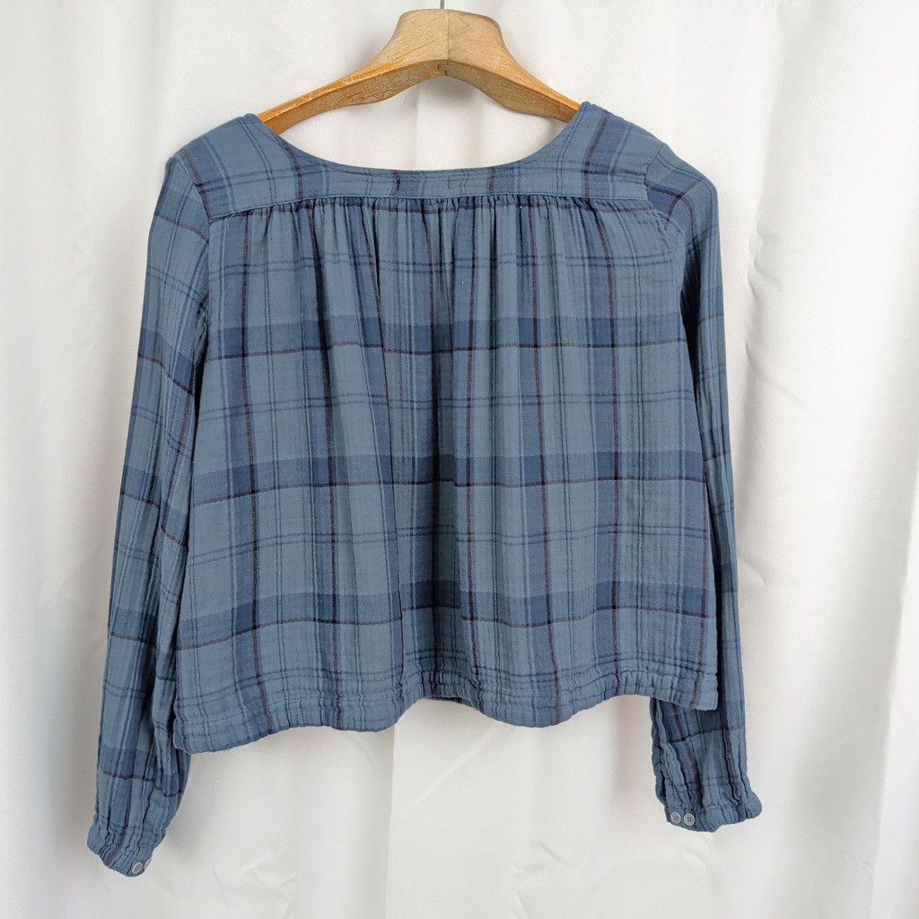 Free People Free People CP Shades USA Made Plaid Double Cloth Top Large. Size L / US 10 / IT 46 - 6 Thumbnail