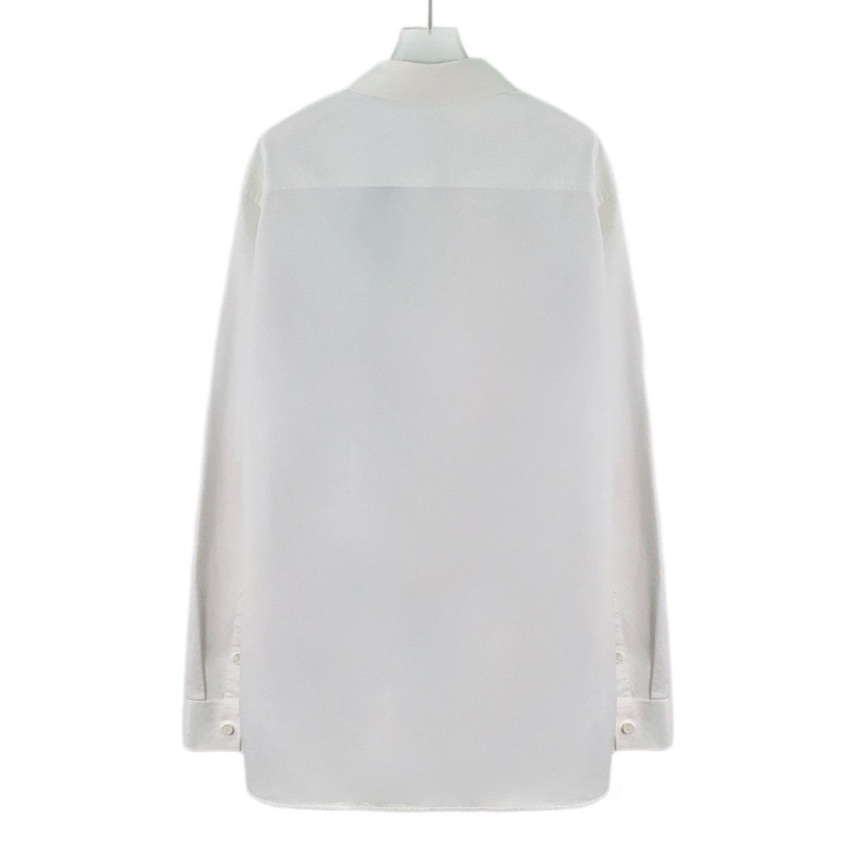 Burberry Burberry White Letter Embroidered Long Sleeve Shirt K26WX Size US L / EU 52-54 / 3 - 2 Thumbnail