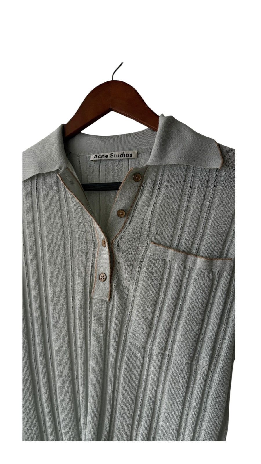 Acne Studios Acne studios pleated collared shirt Size XS / US 0-2 / IT 36-38 - 6 Thumbnail