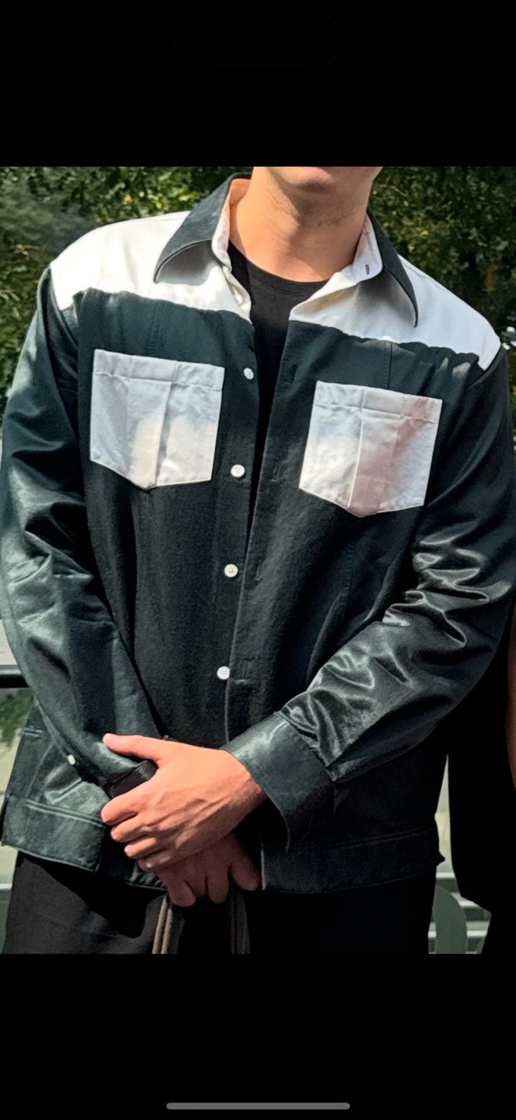 Calvin Klein 205W39NYC Beautiful Calvin Klein 205W39NYC Green Shirt Size US M / EU 48-50 / 2 - 1 Thumbnail