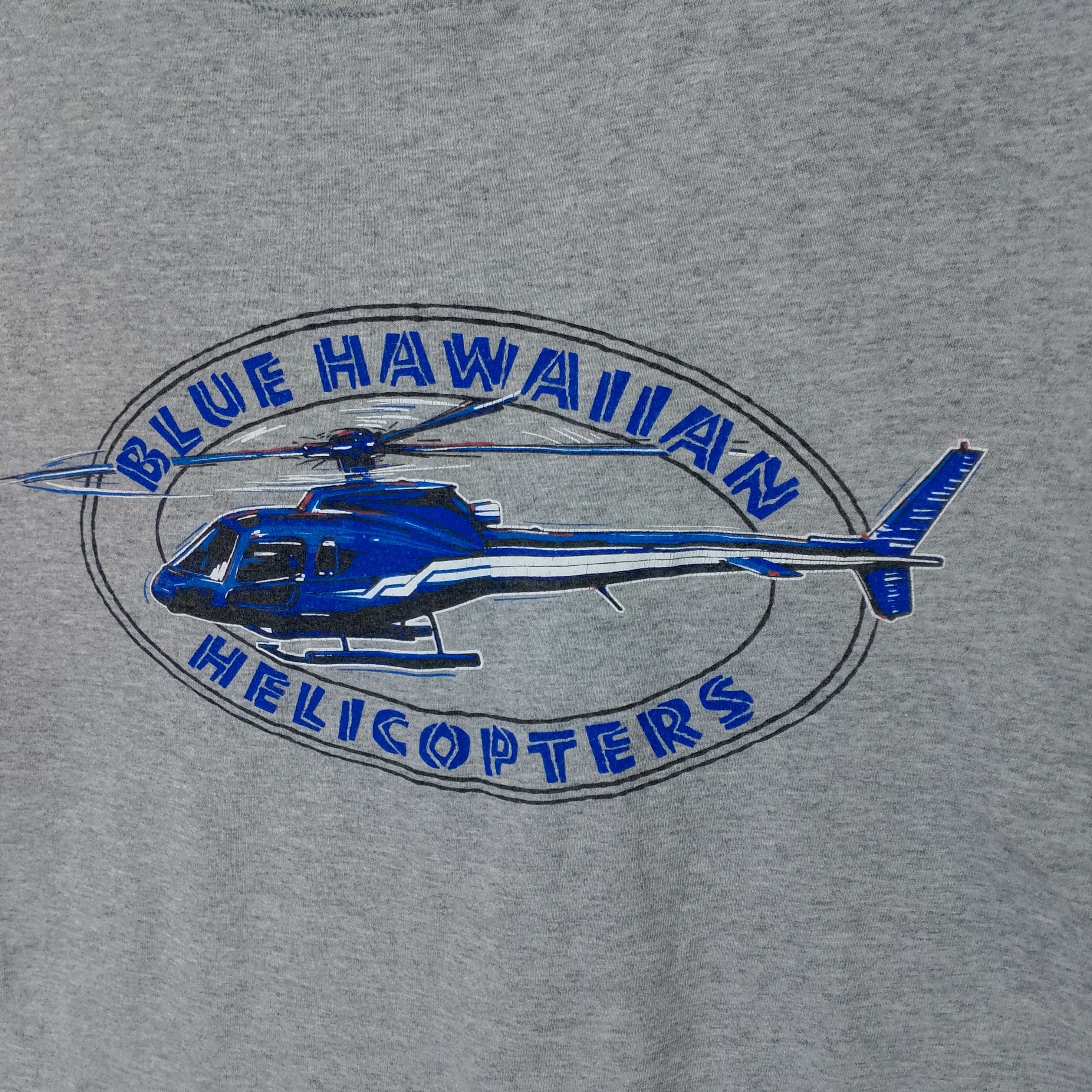 Vintage Vintage Blue Hawaiian Helicopter Size US S / EU 44-46 / 1 - 4 Thumbnail