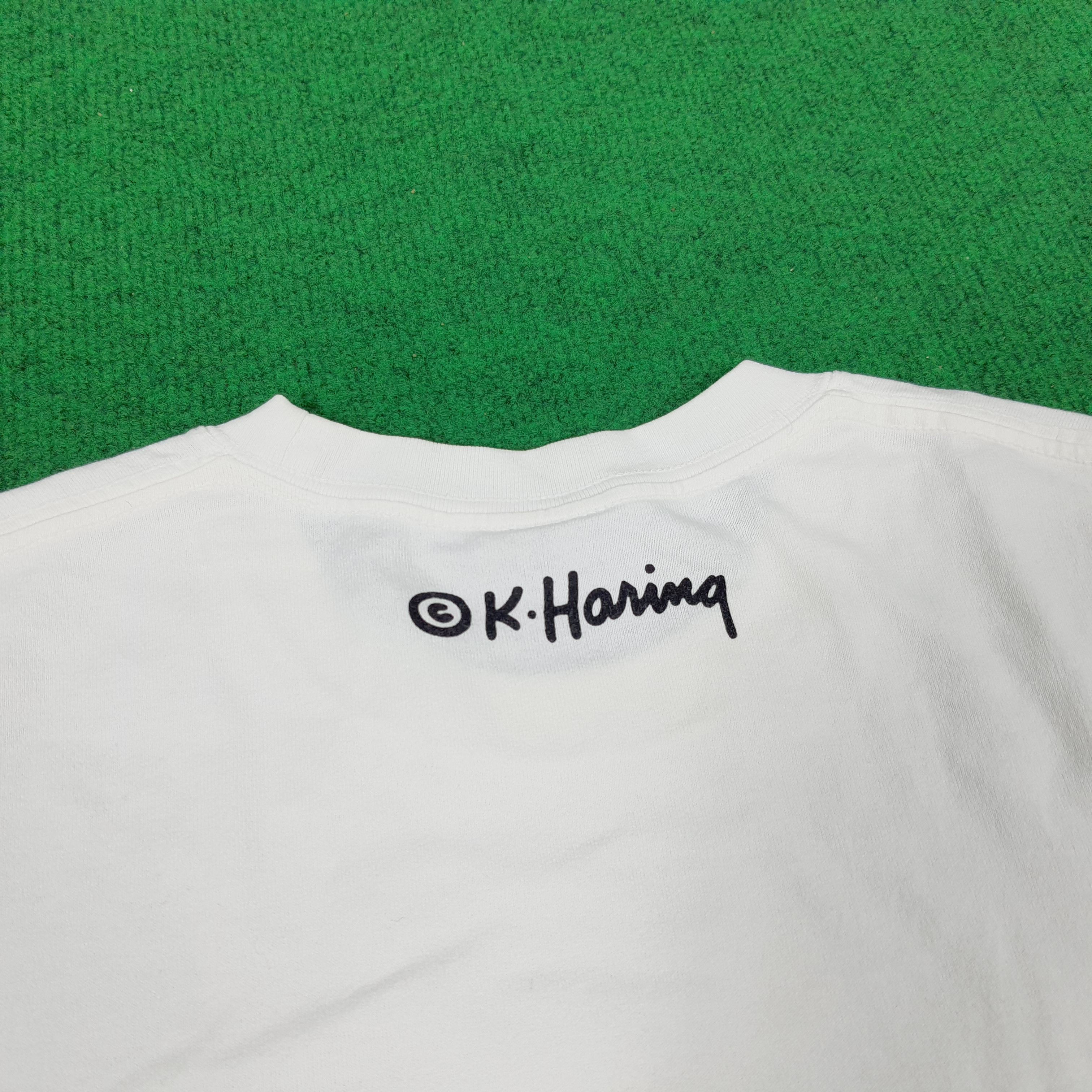 Japanese Brand × Keith Haring × Vintage Vintage Keith Haring Graphic Print Skateboards T-shirt Size US L / EU 52-54 / 3 - 4 Thumbnail