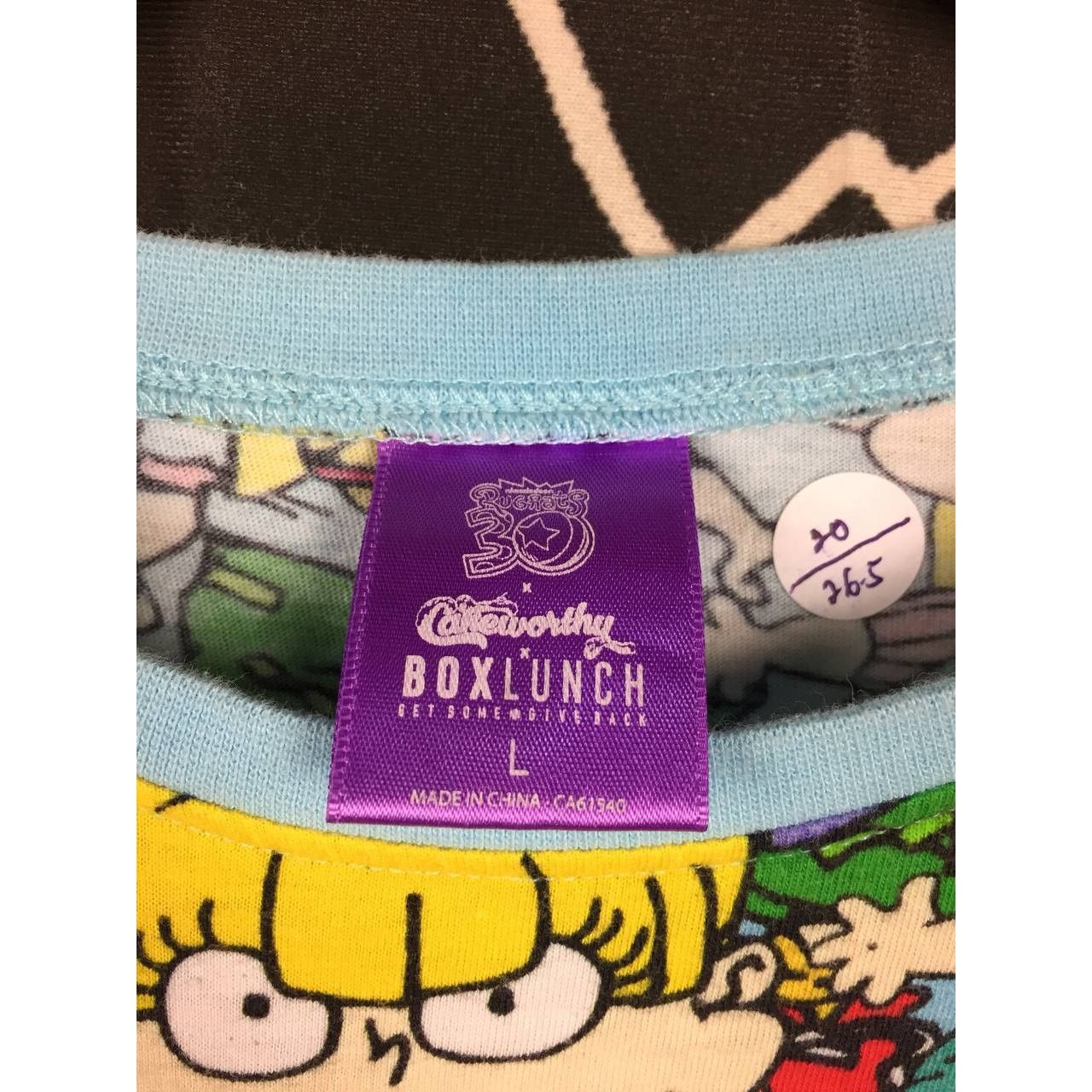 Cartoon Network × Nickelodeon × Vintage Cakeworthy X Box Lunch Rugrats Nickelodeon Cartoon Tee Size US M / EU 48-50 / 2 - 6 Thumbnail