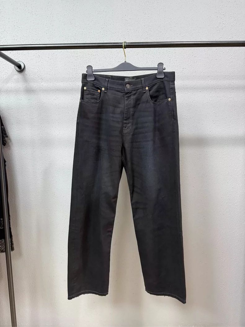 Balenciaga Balenciaga size M Black baggy jeans Size US 27 - 1 Thumbnail