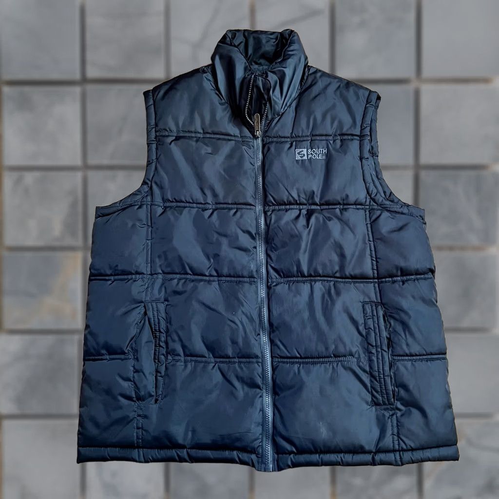 Southpole South Pole Puffer Vest Mens Large Gray X-Pedition Jacket Size US L / EU 52-54 / 3 - 1 Thumbnail