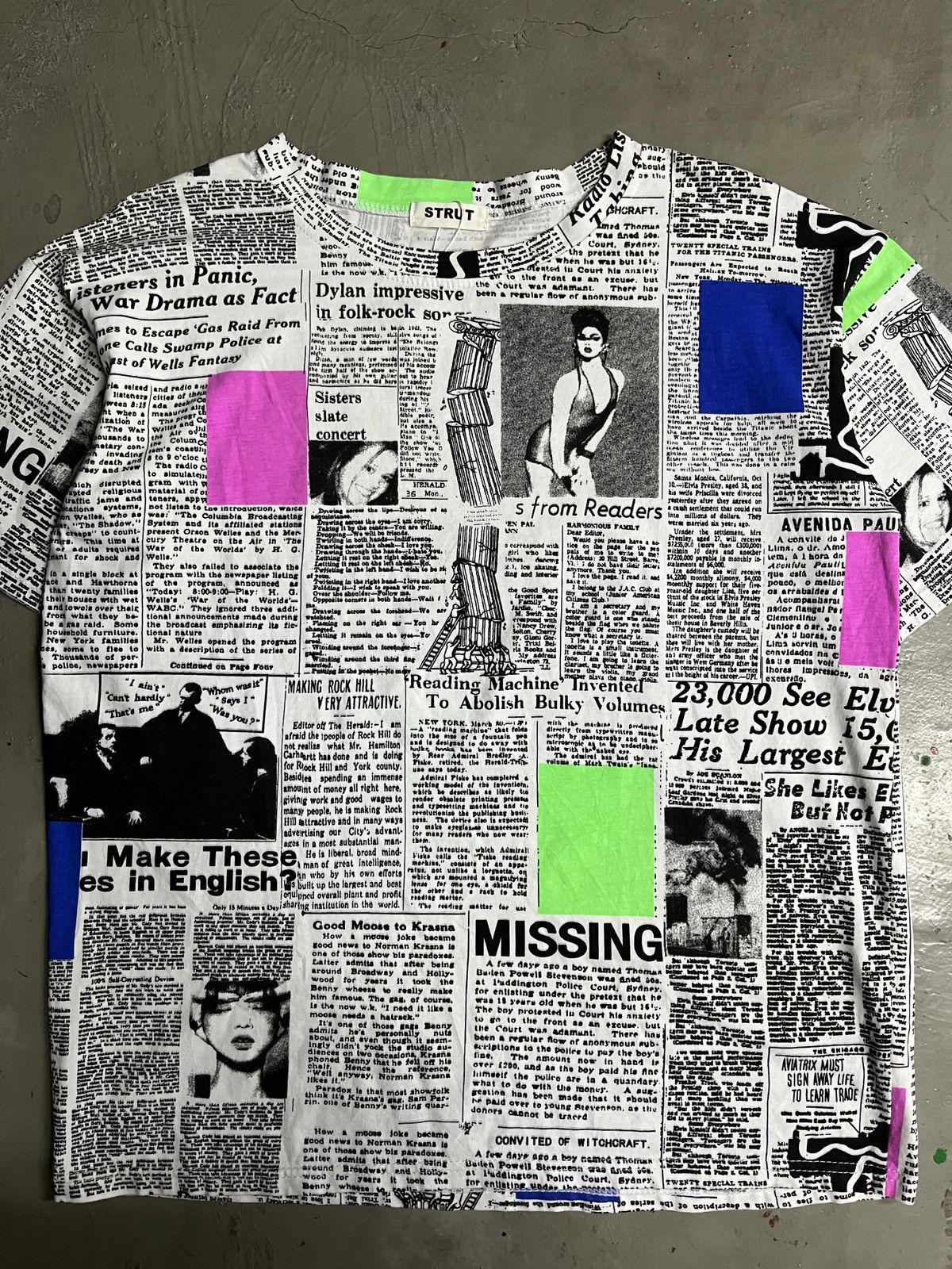 Beauty Beast Strut Japan Newspaper Galliano Hysteric Dior Inspired Size US M / EU 48-50 / 2 - 3 Thumbnail