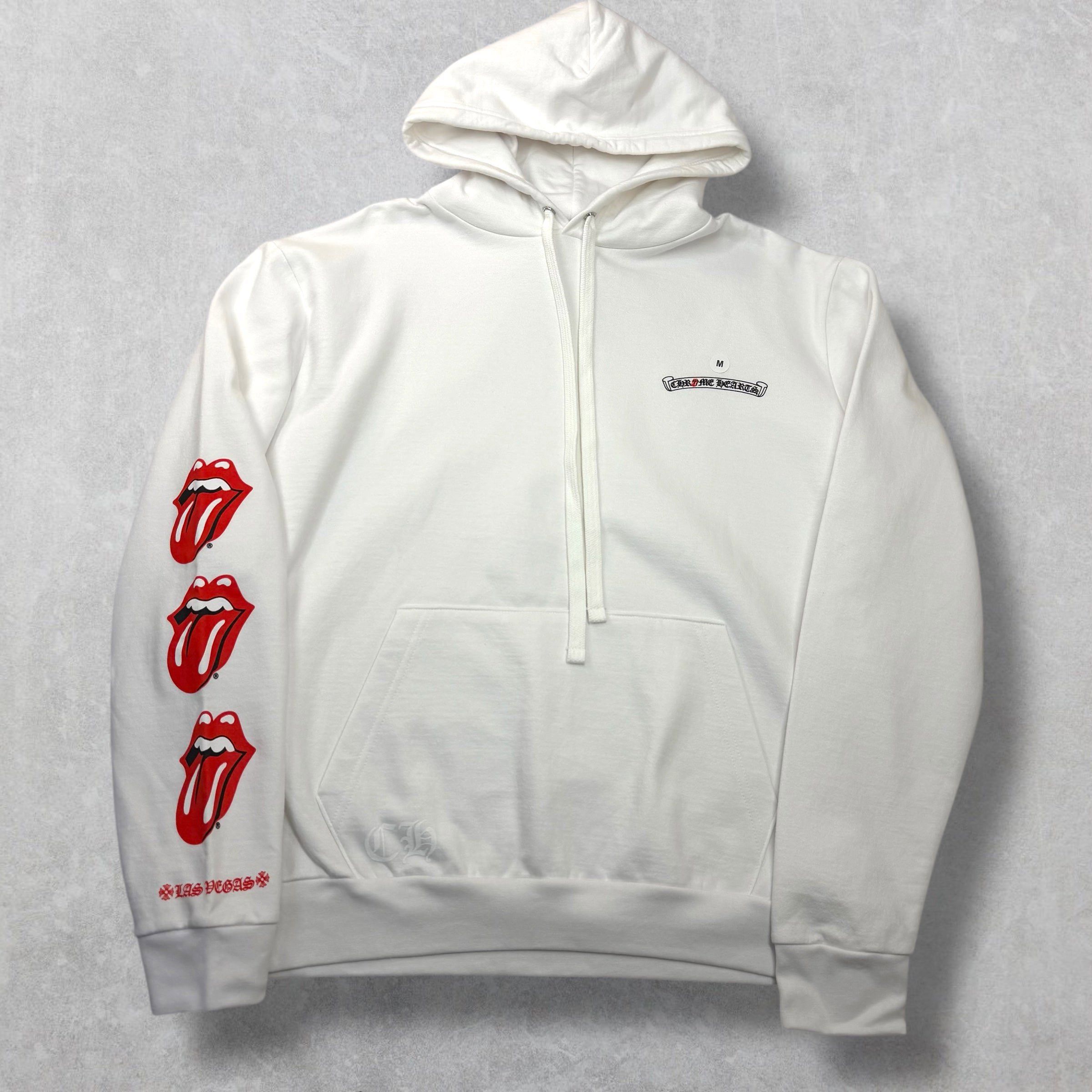 Chrome Hearts Chrome Hearts Rolling Stones White LV Lips Hoodie M Size US M / EU 48-50 / 2 - 2 Thumbnail