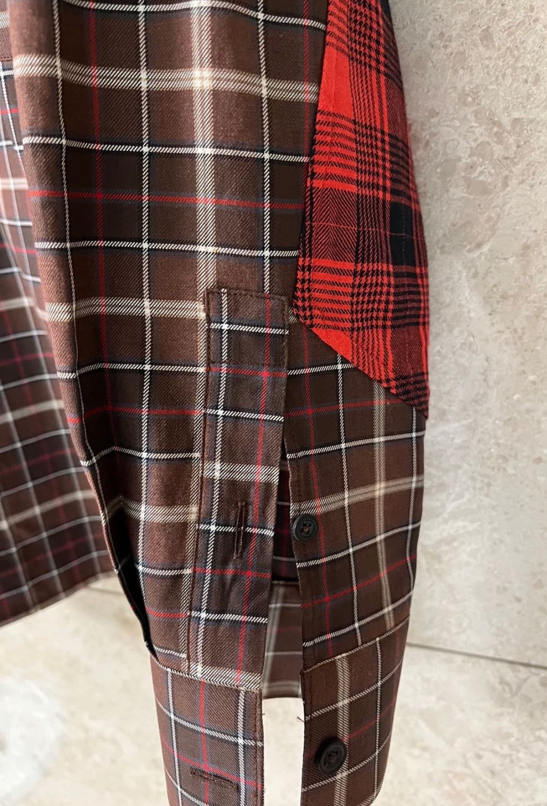 Givenchy Givenchy Shoulder Patch Flannel Shirt Size US L / EU 52-54 / 3 - 8 Thumbnail