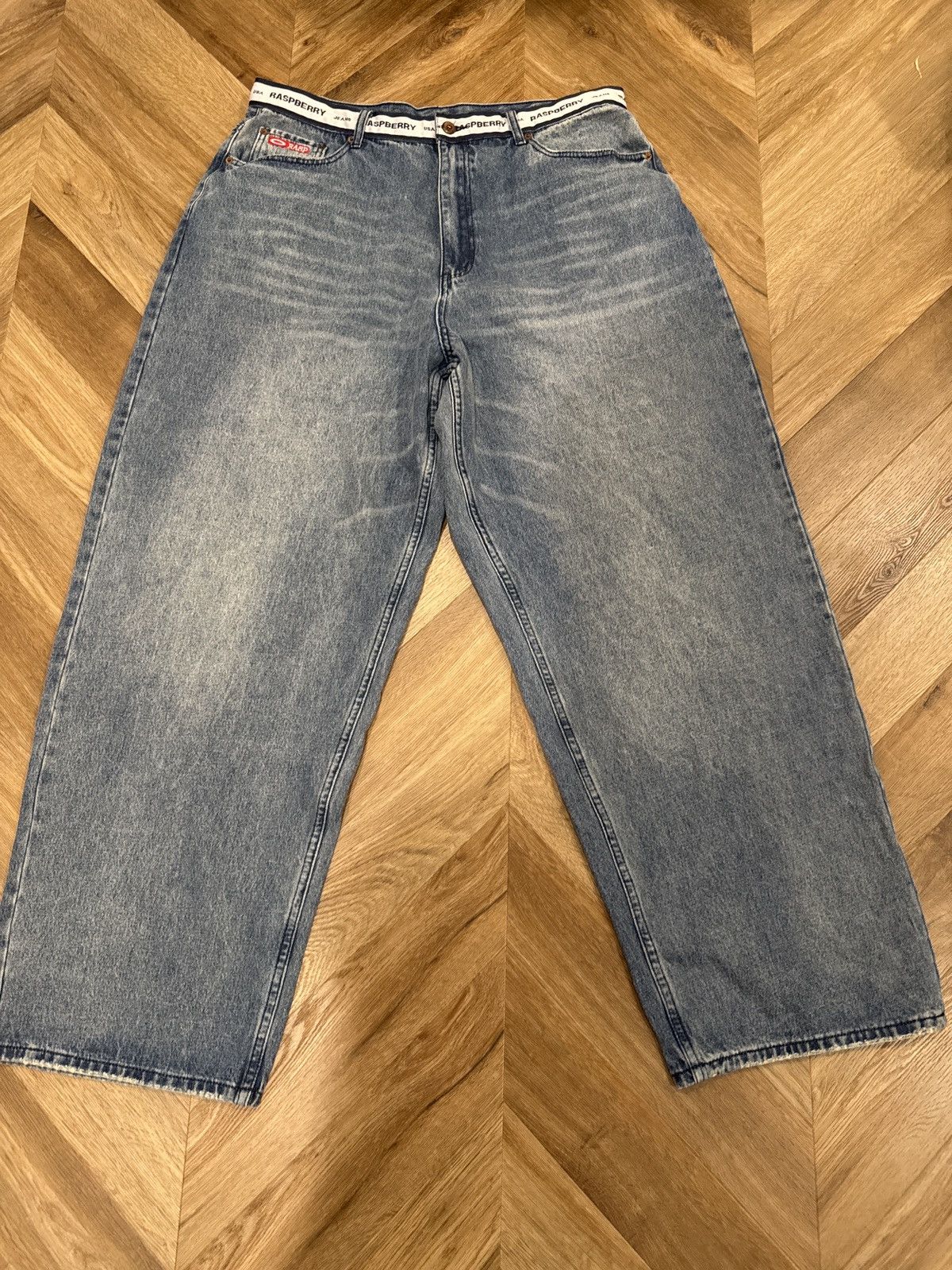 The GV Gallery GV Gallery Raspberry Hills Raspberry Baggy Jeans 'Blue' Size US 38 / EU 54 - 1 Thumbnail