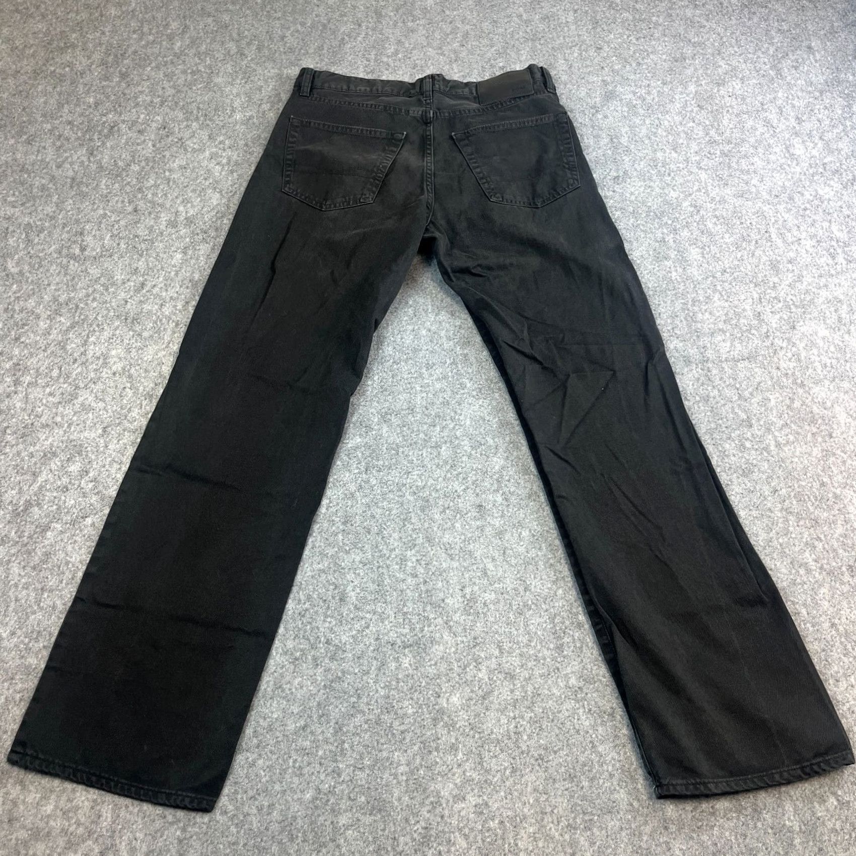 Hugo Boss HUGO BOSS Jeans Regular Straight 32 Dark Wash Black Mens Jeans Size US 32 / EU 48 - 2 Thumbnail