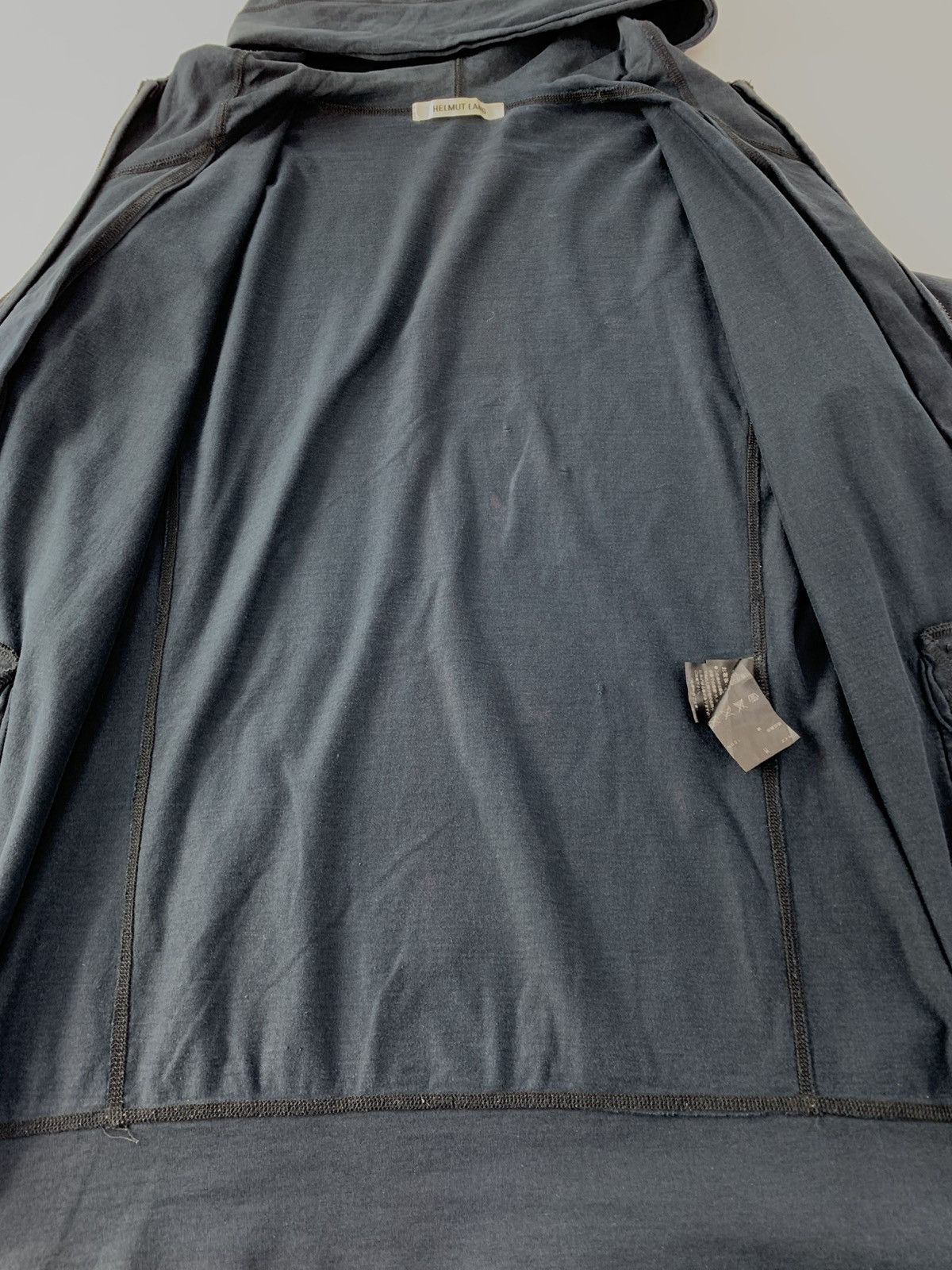 Helmut Lang Helmut Lang Zip Up Hooded Jacket Distressed Style Size US M / EU 48-50 / 2 - 5 Thumbnail