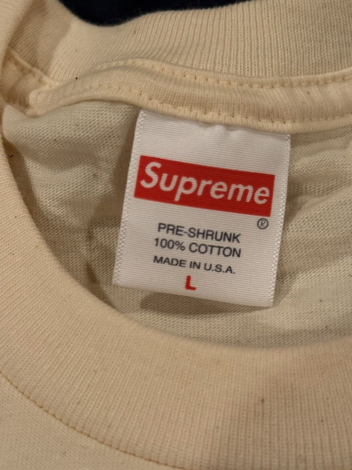 Supreme Supreme Person Tee Size US L / EU 52-54 / 3 - 3 Thumbnail