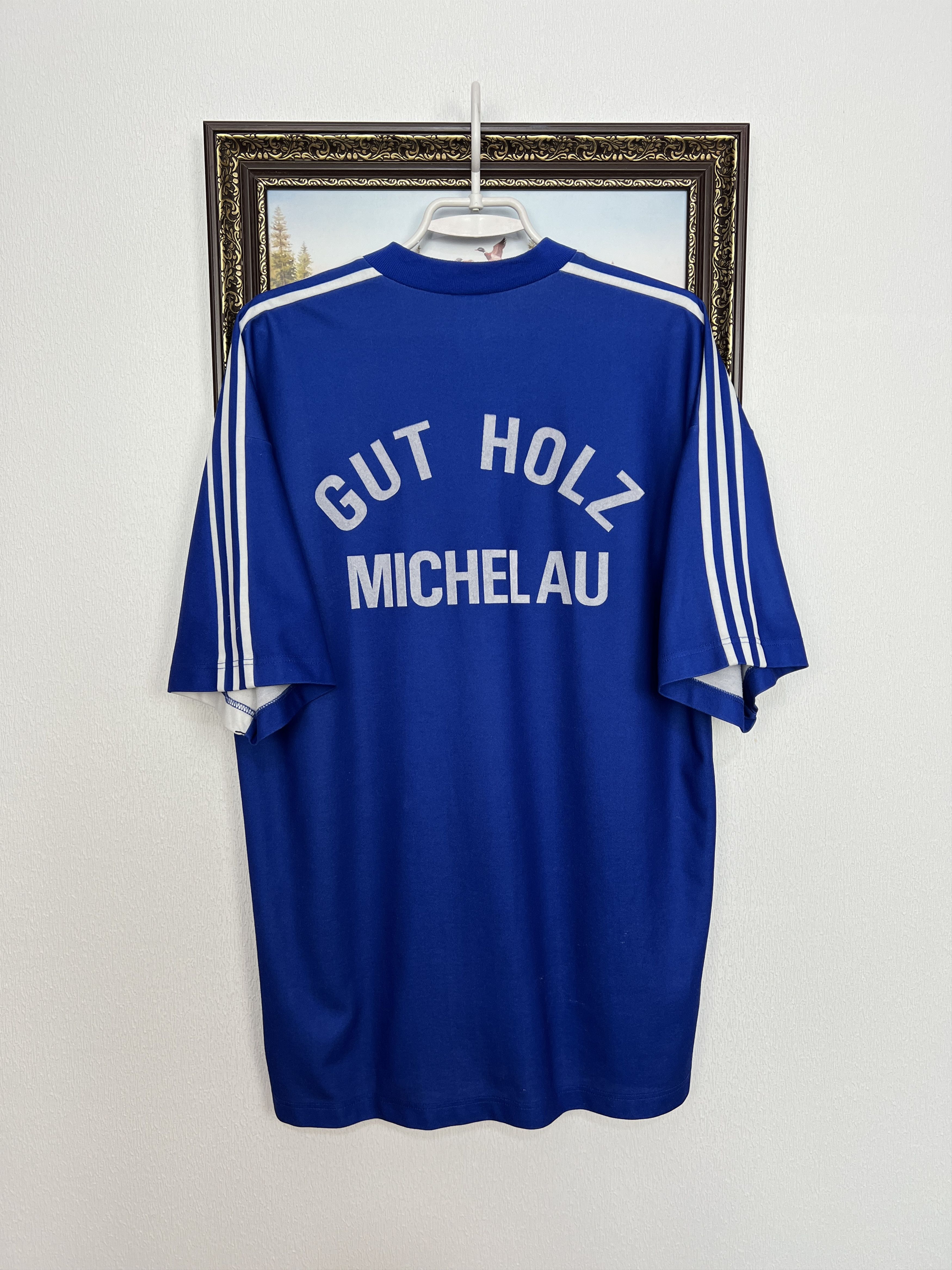 Adidas Vintage 90's Football Template Shirt Soccer Jersey Trikot Size US L / EU 52-54 / 3 - 7 Thumbnail