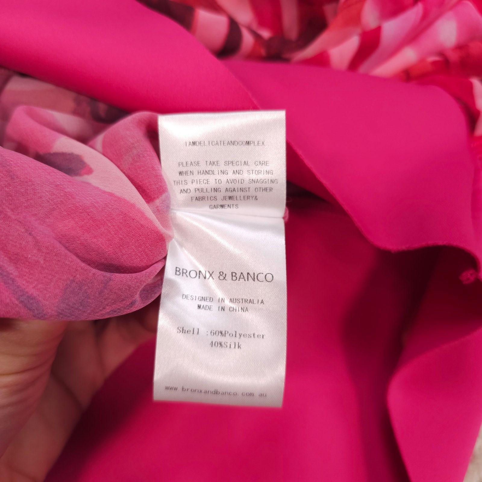 Bronx and Banco Bronx and Banco x REVOLVE Camilla One Shoulder Bodysuit Pink Size M / US 6-8 / IT 42-44 - 9 Thumbnail
