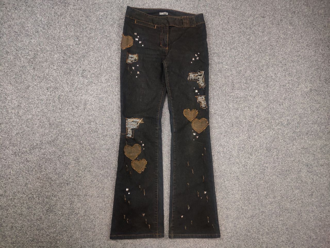 If Six Was Nine Vintage LGB Y2K Flared Low Rise Denim Jeans if six was nine Size 30" / US 8 / IT 44 - 7 Thumbnail