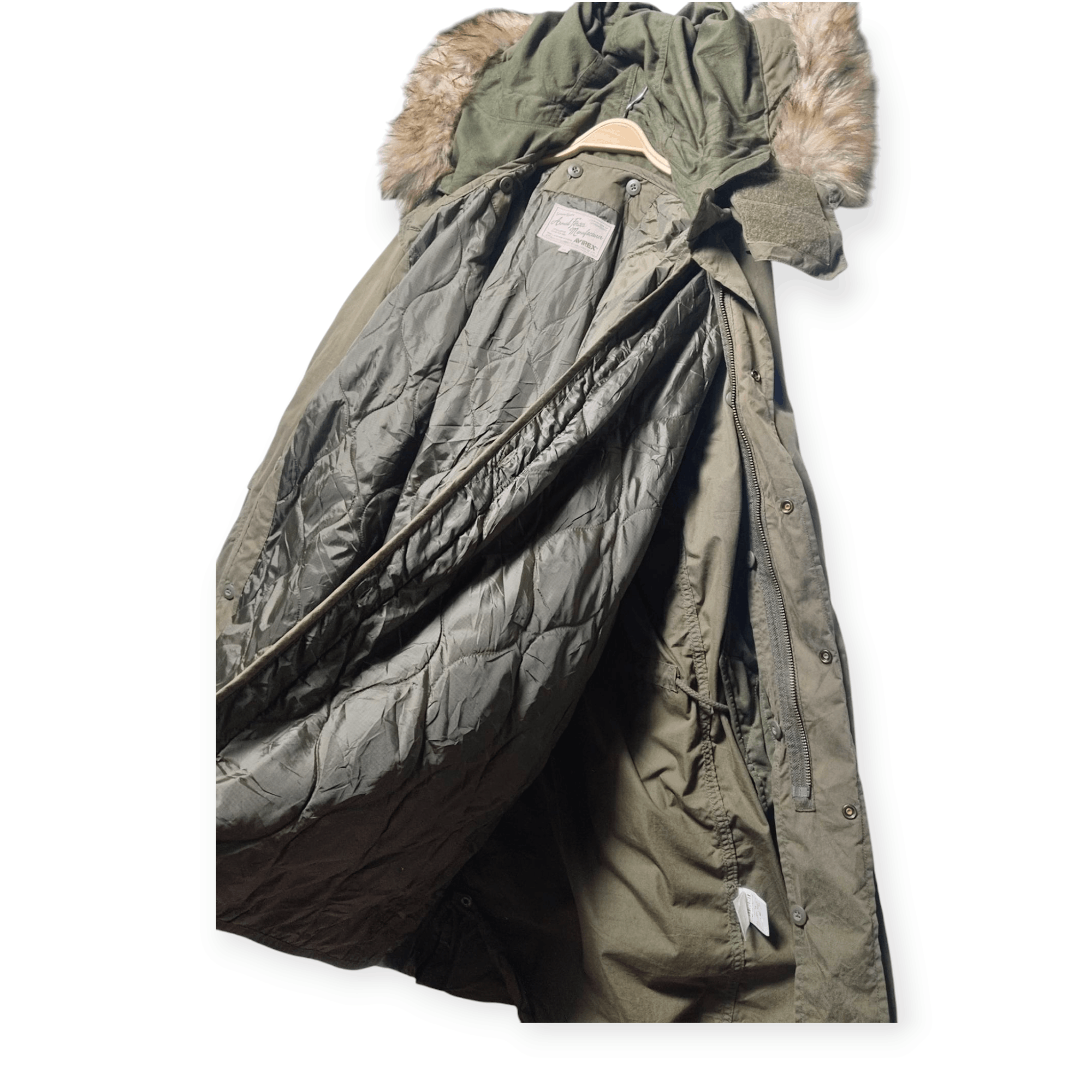 Avirex × Vintage Avirex USA Parka Jacket Detachble Hoodies and inner - 0002 Size US XL / EU 56 / 4 - 6 Thumbnail