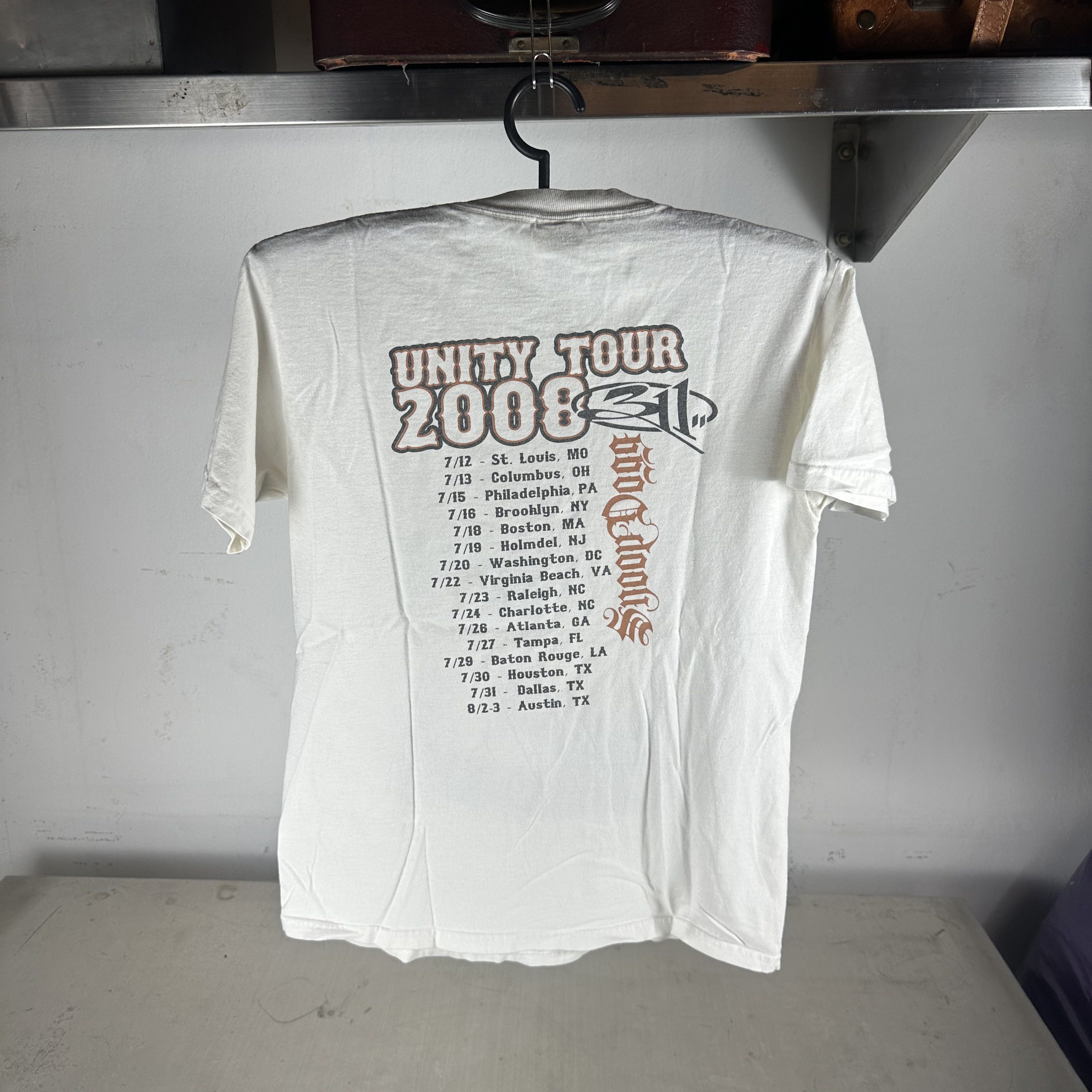 Vintage 2008 311 Three Eleven Snoop Dogg Unity Tour Concert T-shirt Size US M / EU 48-50 / 2 - 3 Thumbnail
