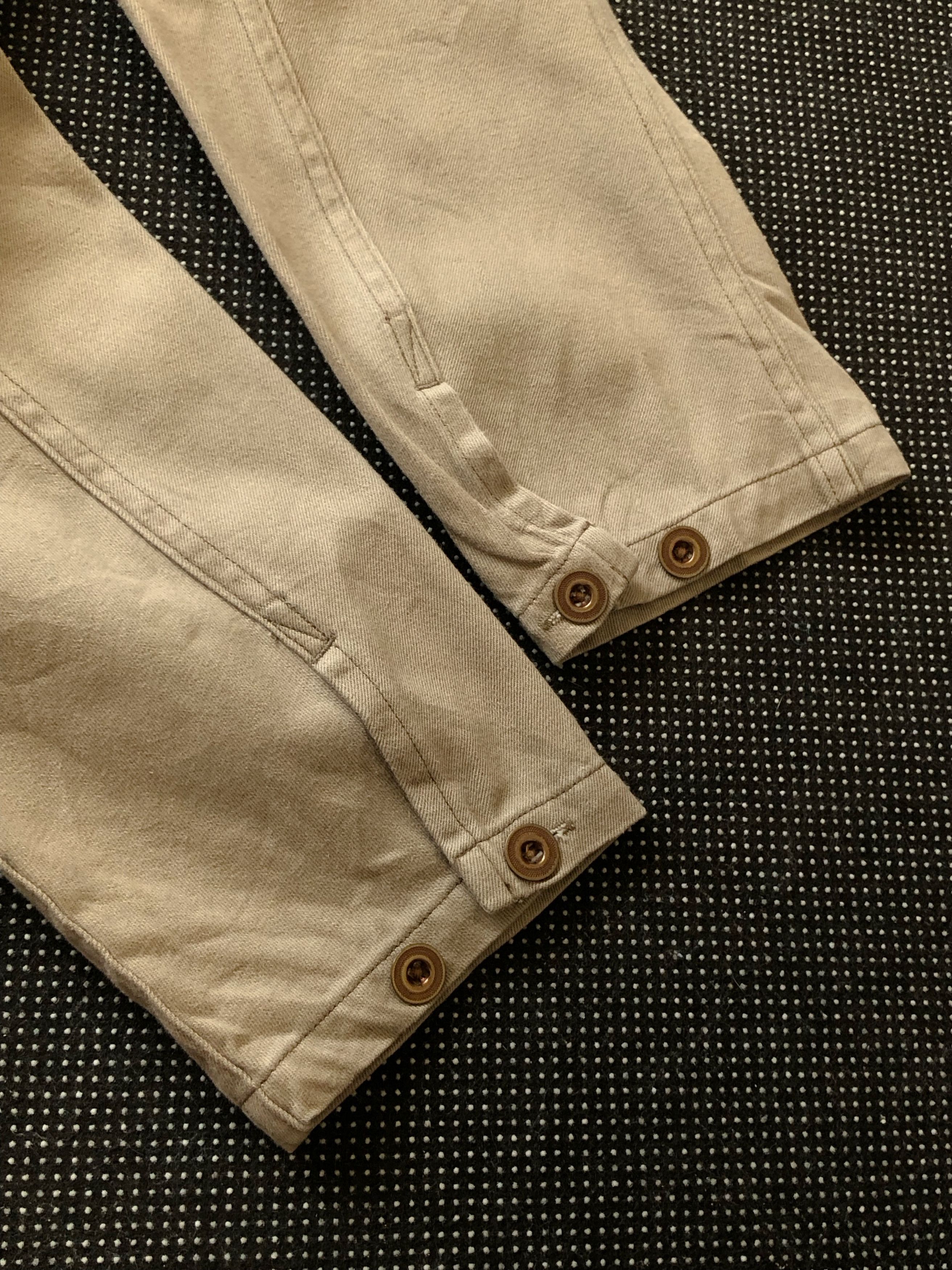 Nigel Cabourn RARE🔥SS20 UTILITY SHIRT JACKET DENIM KHAKI SIZE 44 Size US S / EU 44-46 / 1 - 14 Thumbnail