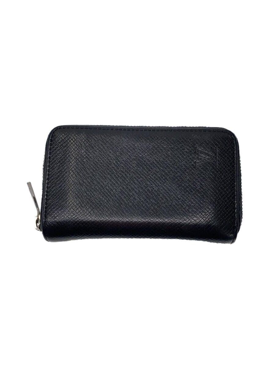 Louis Vuitton Louis Vuitton Taiga Zippy Coin Purse Cowhide Plain Black Size ONE SIZE - 1 Thumbnail
