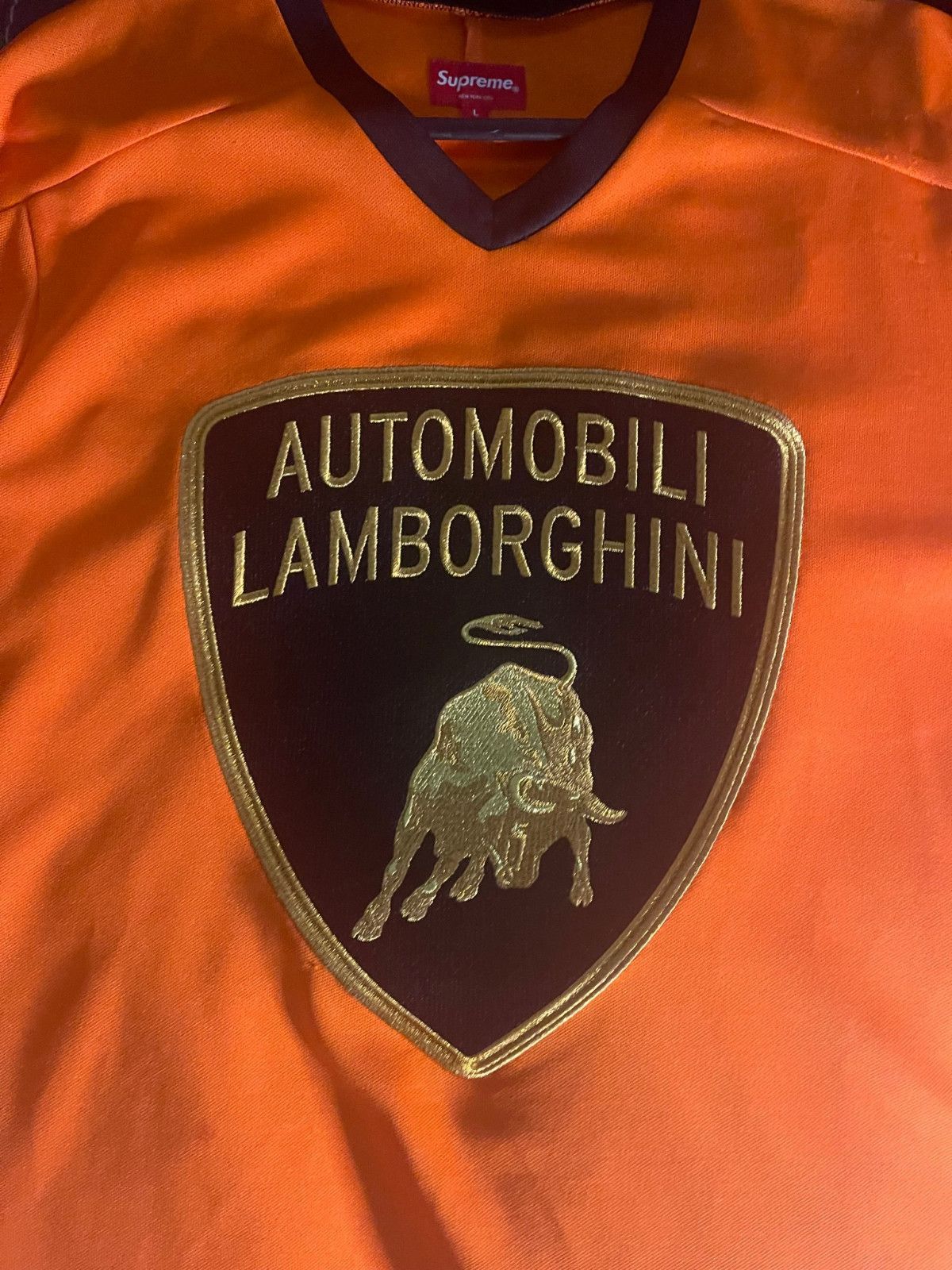 Supreme Supreme Lamborghini Hockey Jersey SS20 Orange Men's Large Size US L / EU 52-54 / 3 - 6 Thumbnail