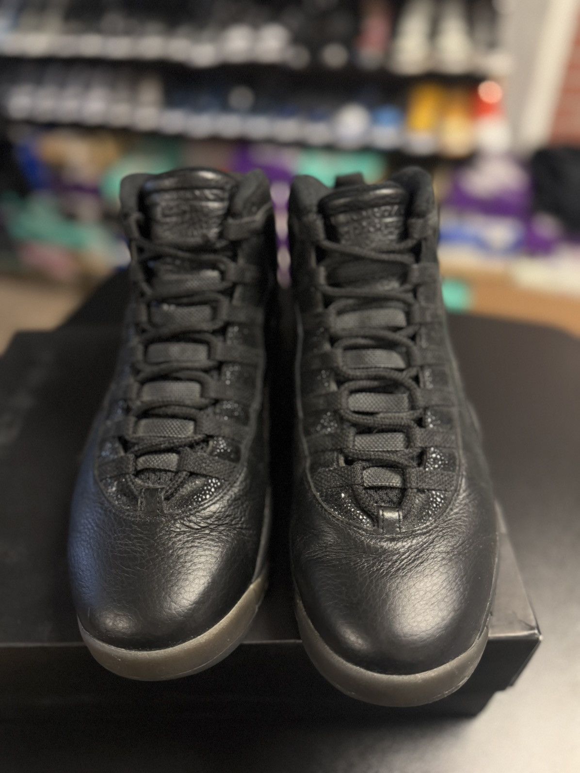 Jordan Brand × Nike Jordan 10 Drake OVO Black Size 11.5 🧼 W BOX Size US 11.5 / EU 44-45 - 11 Thumbnail