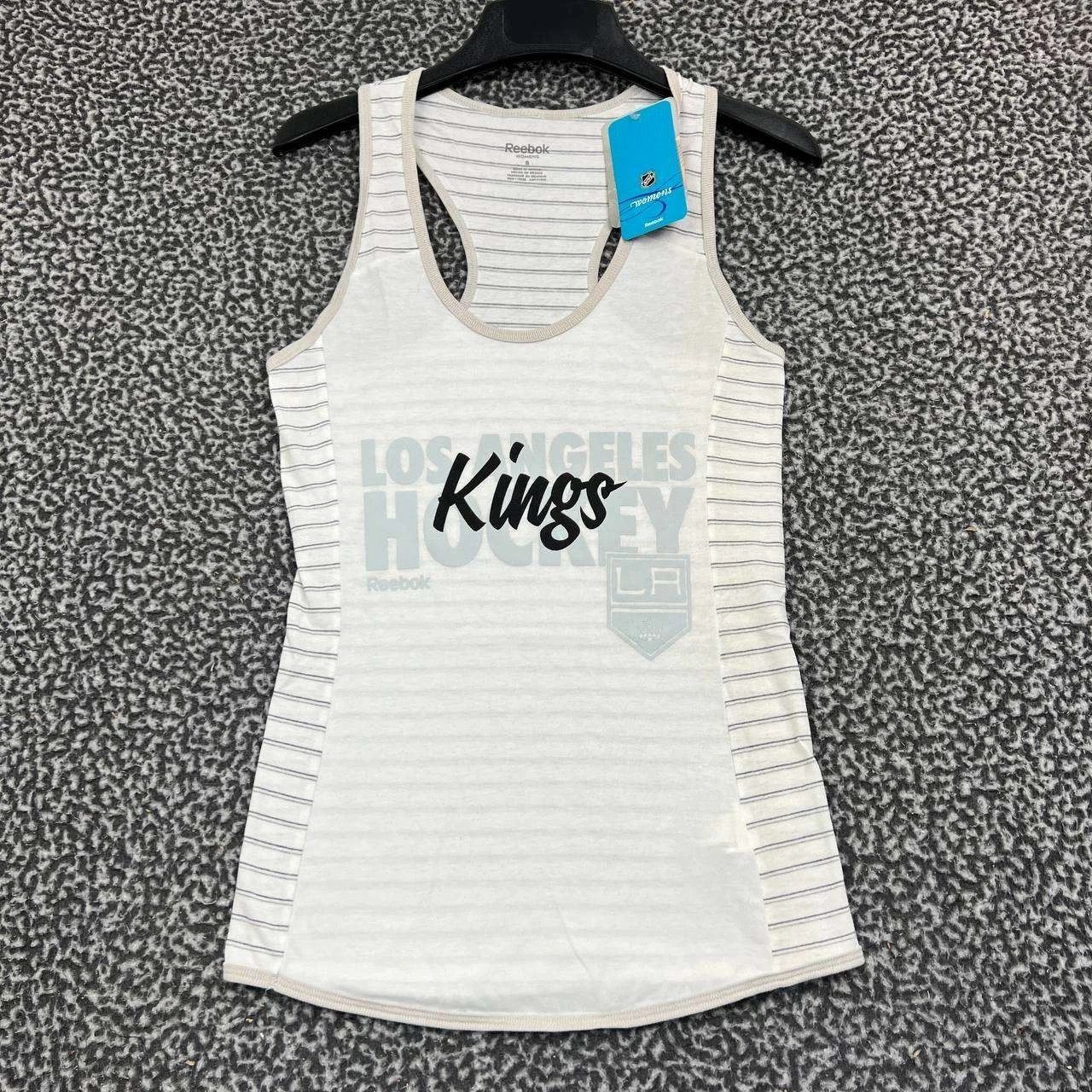 Reebok Los Angeles LA Kings Shirt Women S Sleeveless Racerback New Size S / US 4 / IT 40 - 1 Thumbnail