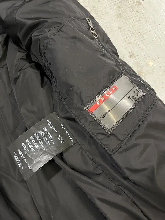 Prada 2000s Prada Brown Leather Bomber Jacket Size US M / EU 48-50 / 2 - 9 Thumbnail