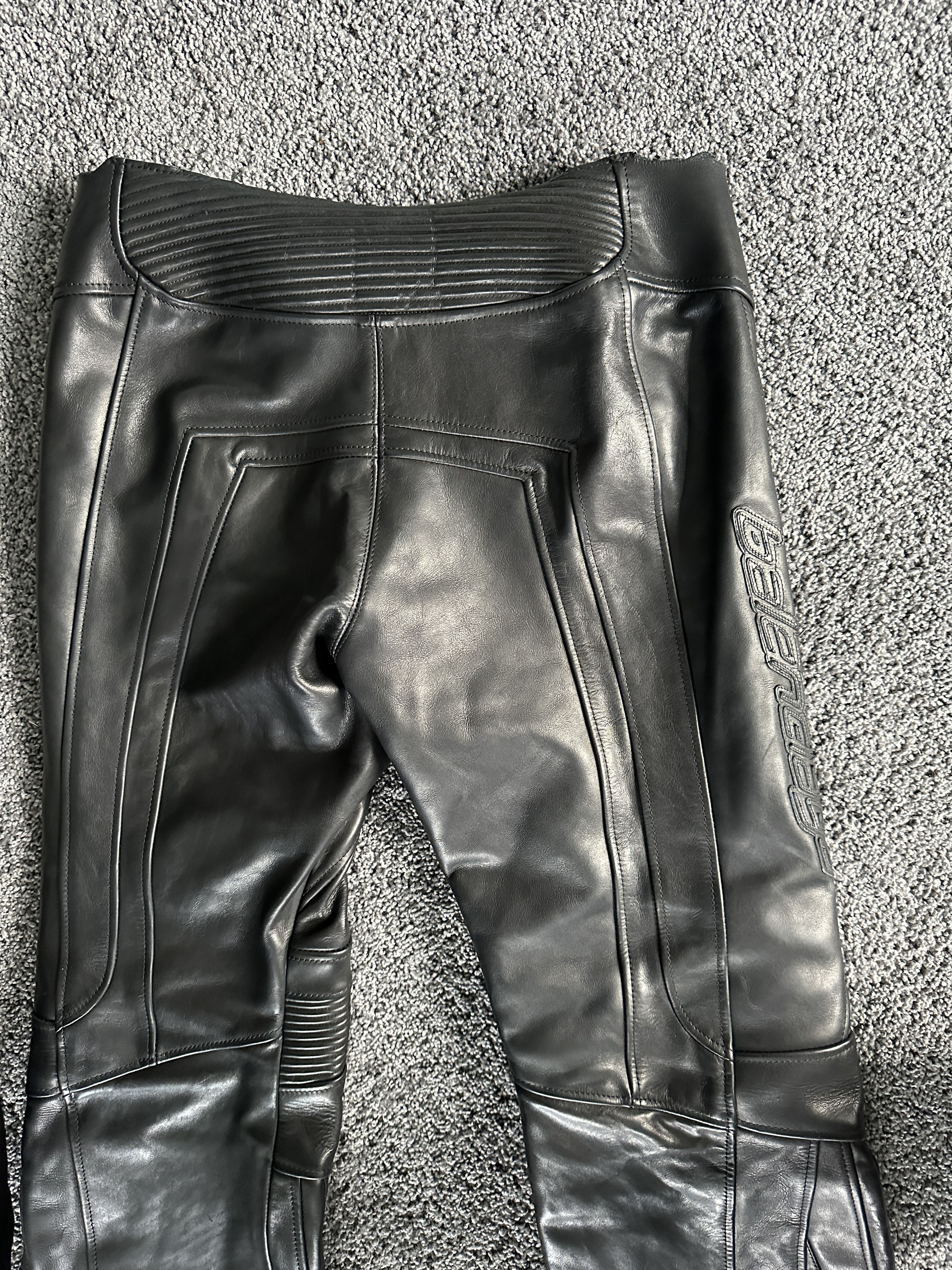 Balenciaga Balenciaga Black Low Waist Biker Leather Pants Size US 32 / EU 48 - 6 Thumbnail