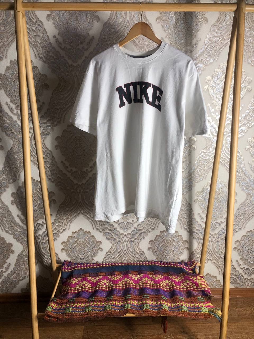 Nike × Vintage VERY RARE NIKE BIG LOGO SWOOSH T-SHIRT JAPAN STYLE DRILL Y2K Size US XXL / EU 58 / 5 - 2 Thumbnail