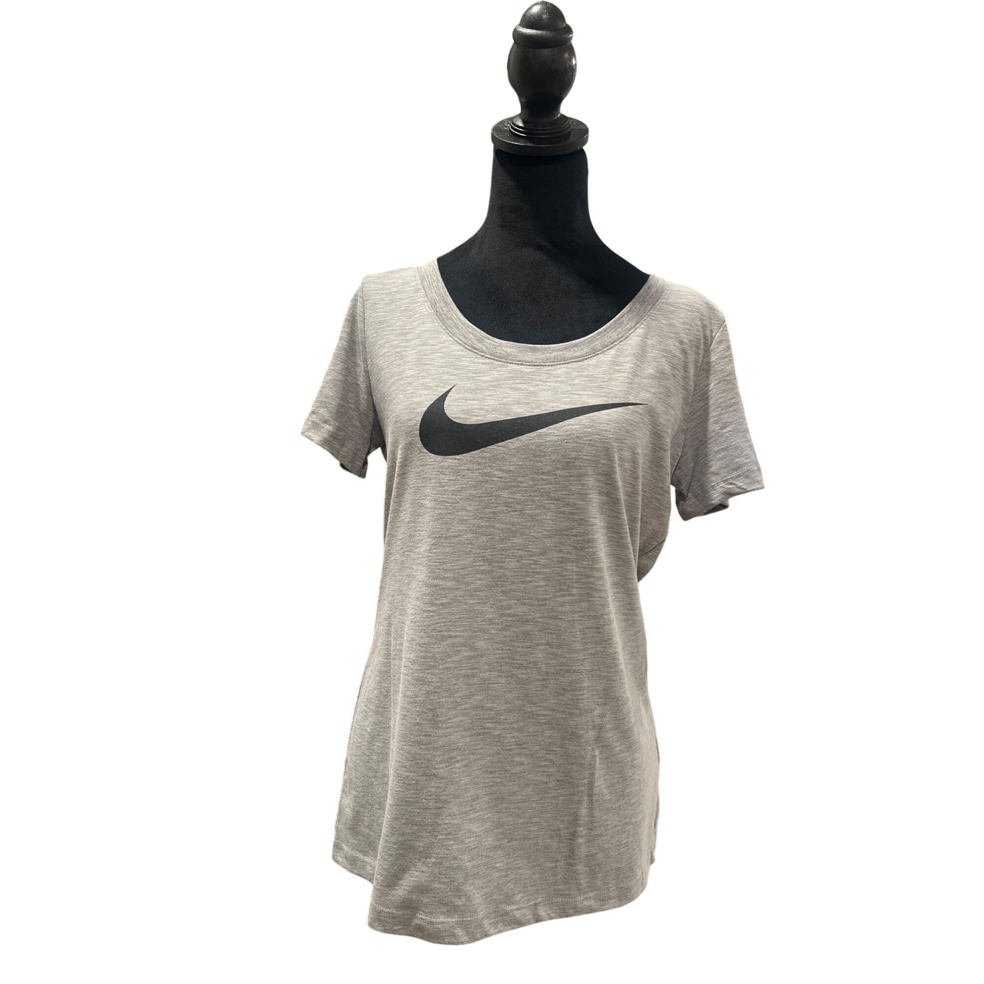 Nike NIKE Women's Grey Dri-Fit Training T-Shirt S Size S / US 4 / IT 40 - 1 Thumbnail