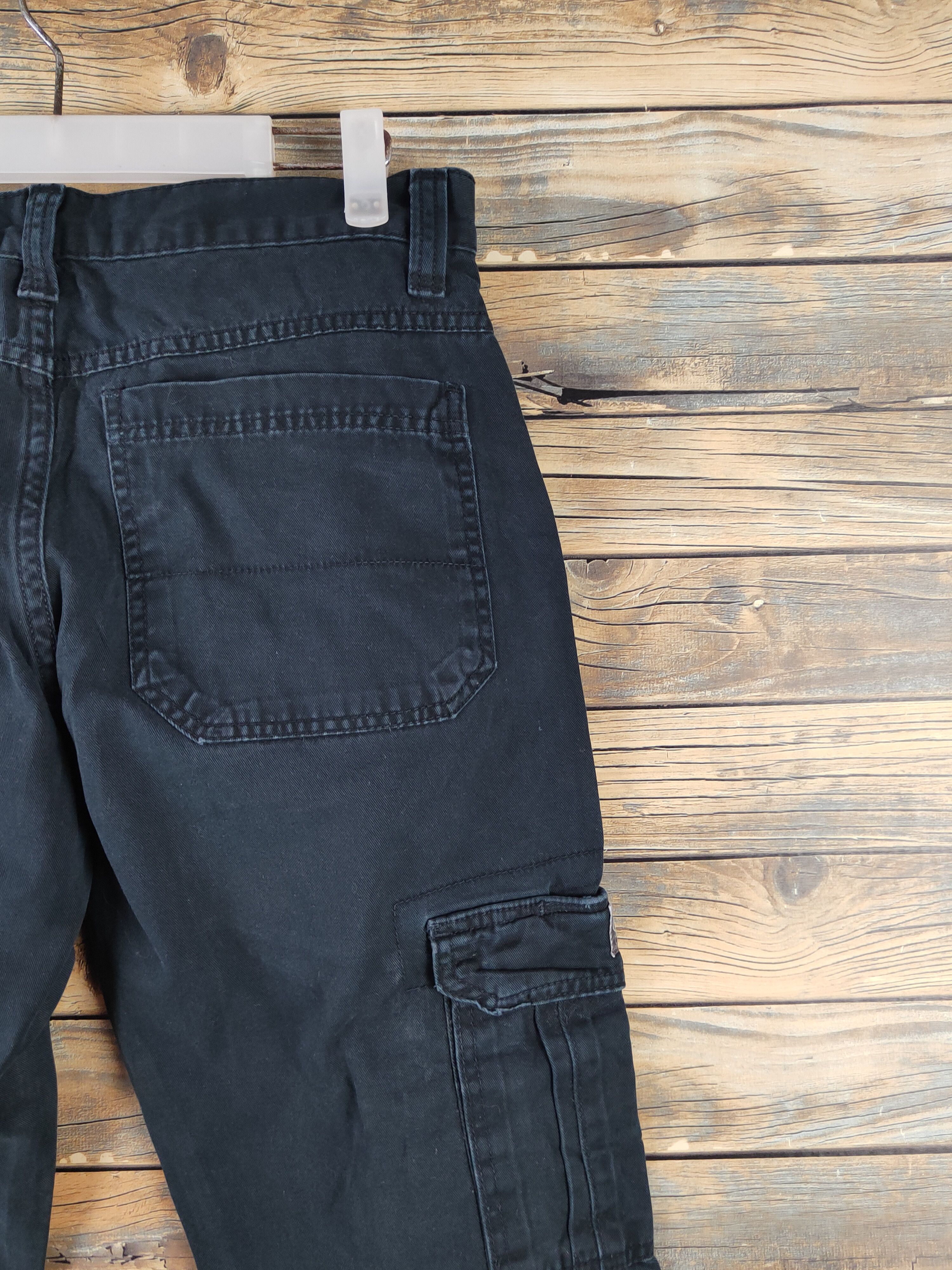 Japanese Brand DL Wrangler Black Multipocket Tactical Cargo Pants #948 Size US 31 - 11 Thumbnail