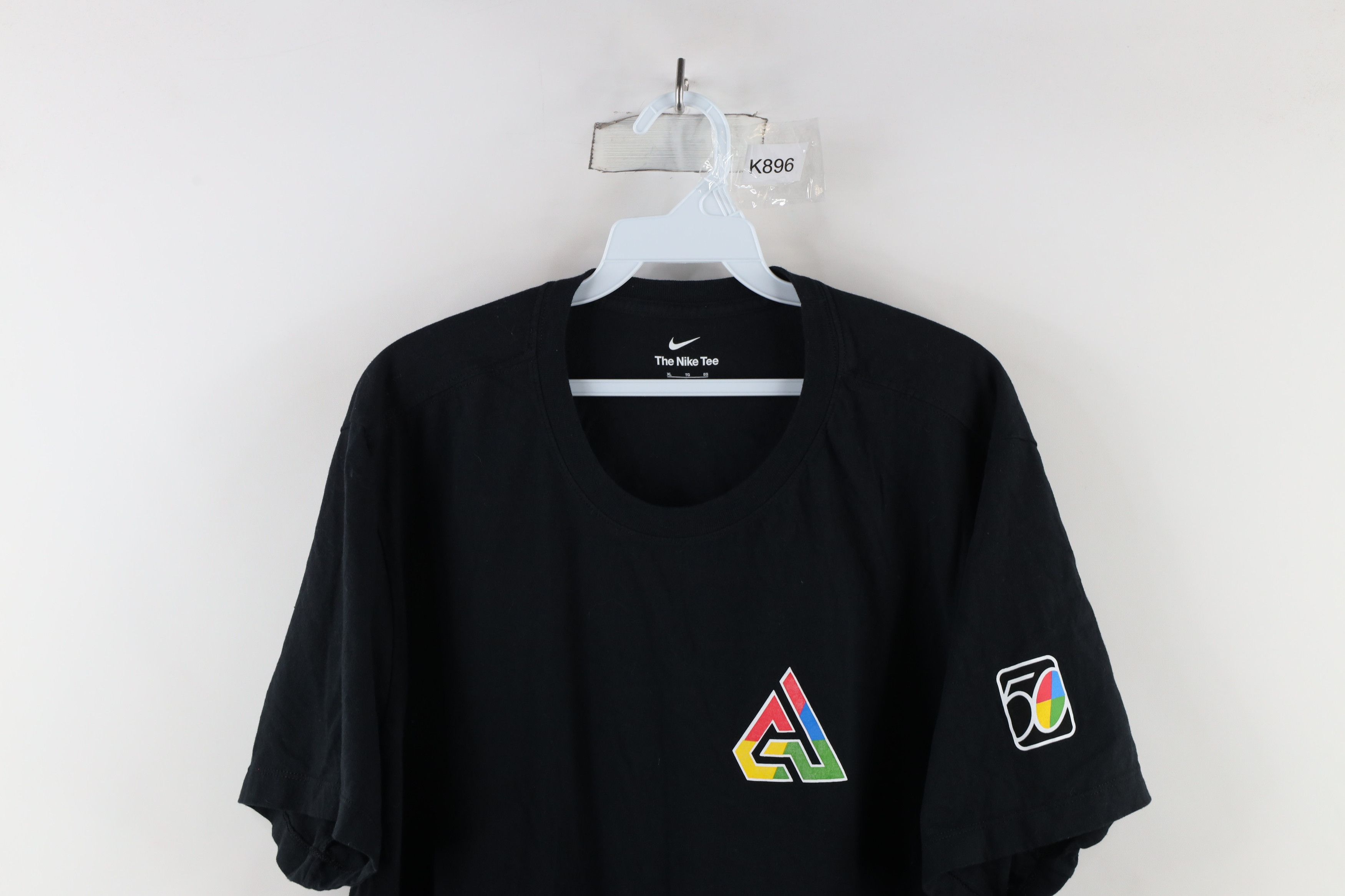 Nike × Vintage Nike Antetokounmpo Uno Card Game Short Sleeve T-Shirt Black Size US XL / EU 56 / 4 - 2 Thumbnail