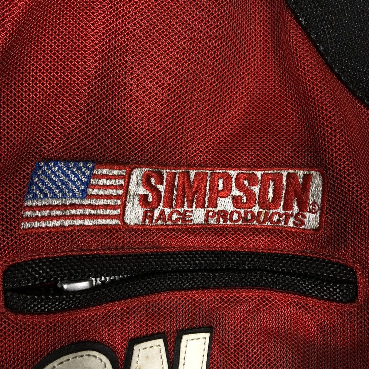 Japanese Brand 🔥VINTAGE BIKER JACKET RACING WEAR SIMPSON BIG LOGO Size US L / EU 52-54 / 3 - 22 Thumbnail
