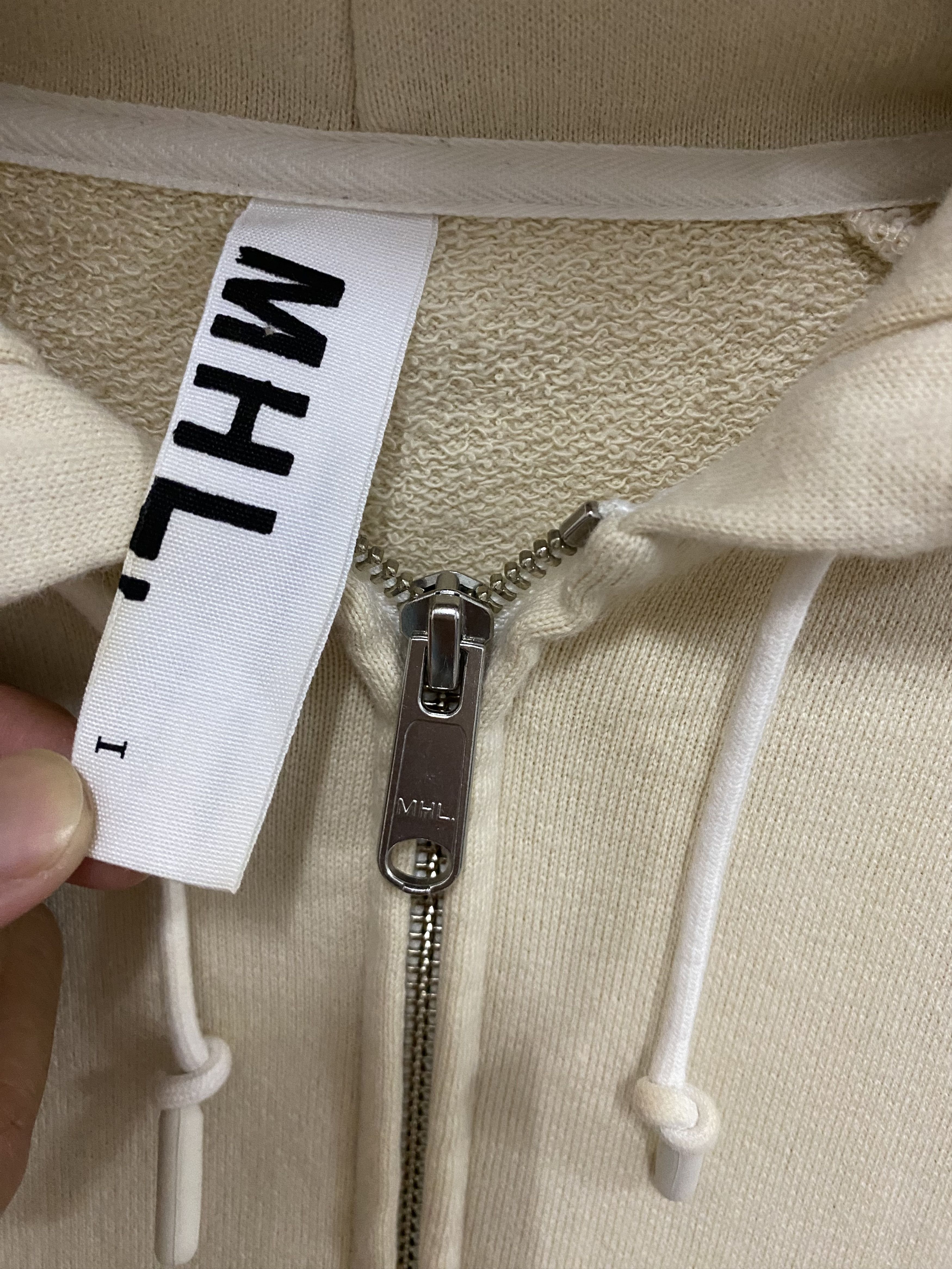 Margaret Howell MHL Cropped Hoodie Sweater Size S / US 4 / IT 40 - 3 Thumbnail