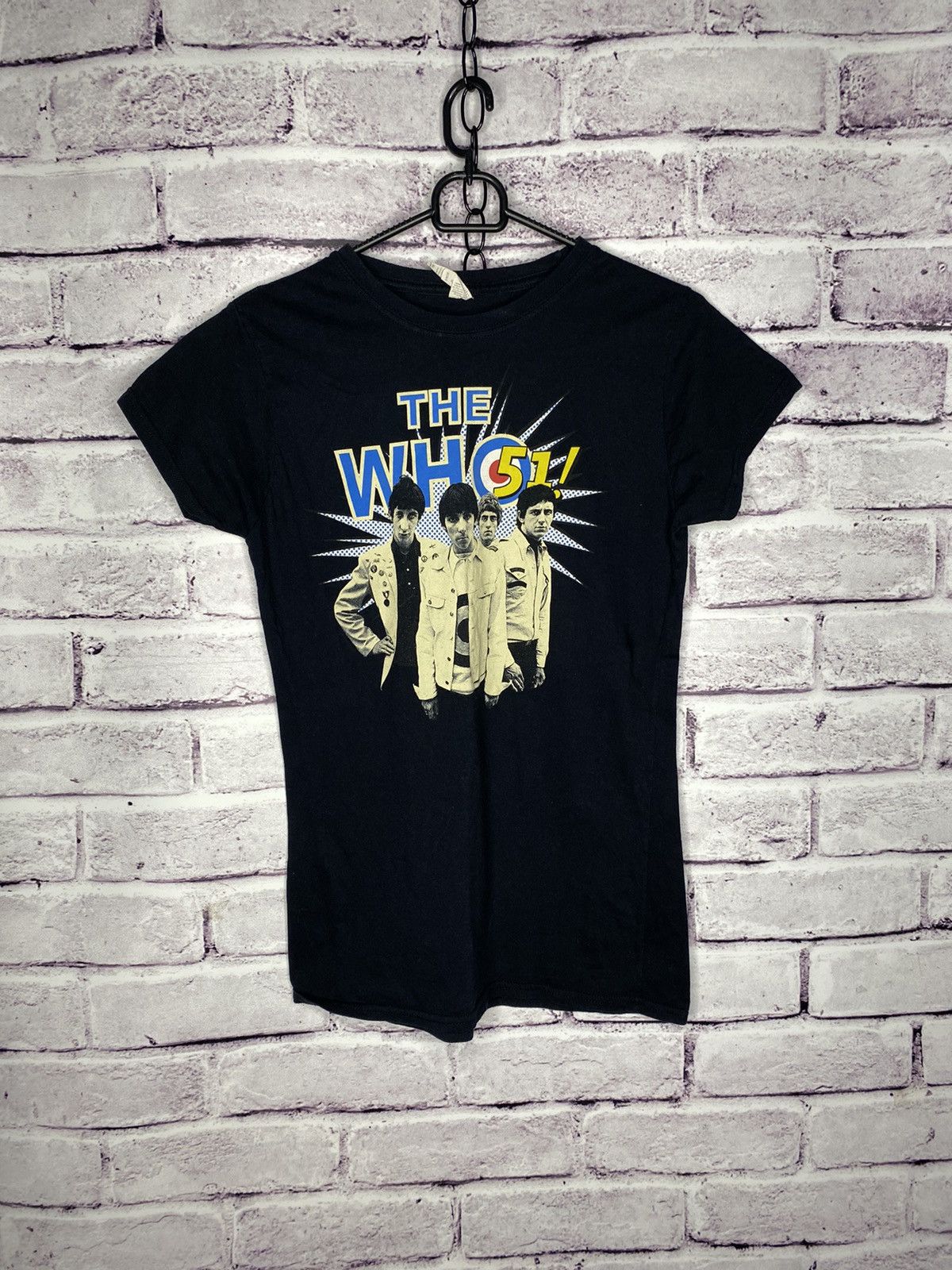 Band Tees Womens Vintage T-Shirt The Who 52! World tour band tres Size XS / US 0-2 / IT 36-38 - 1 Thumbnail