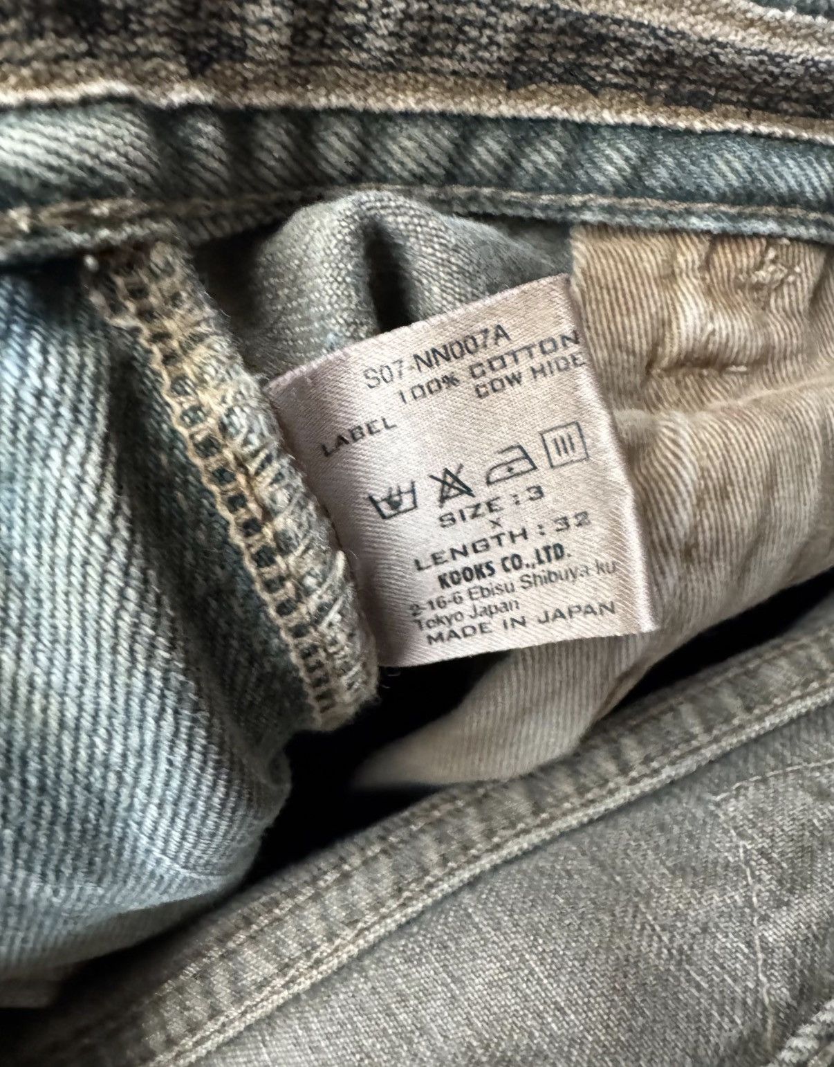 Number (N)ine Sz 3 Number Nine 07SS Mud Wash Denim-2508 Size US 30 / EU 46 - 8 Thumbnail