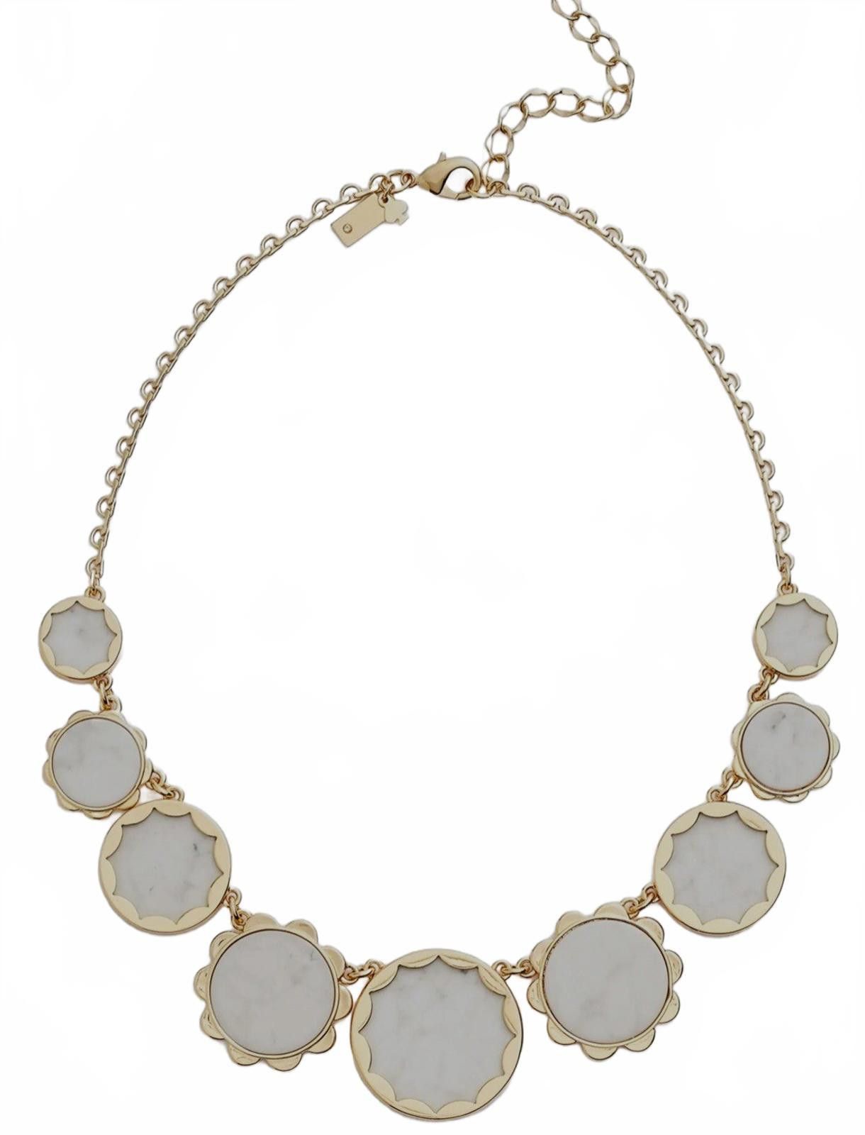 Other NWOT Kate Spade Punchy Petals Necklace Marble Hematite Size ONE SIZE - 8 Thumbnail