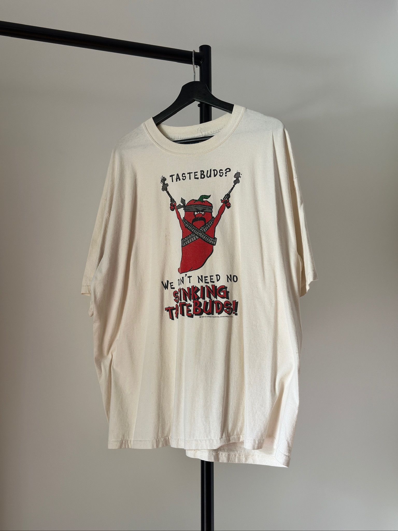 Vintage Vintage 1995 Tastebuds? T-Shirt Size US XXL / EU 58 / 5 - 1 Thumbnail