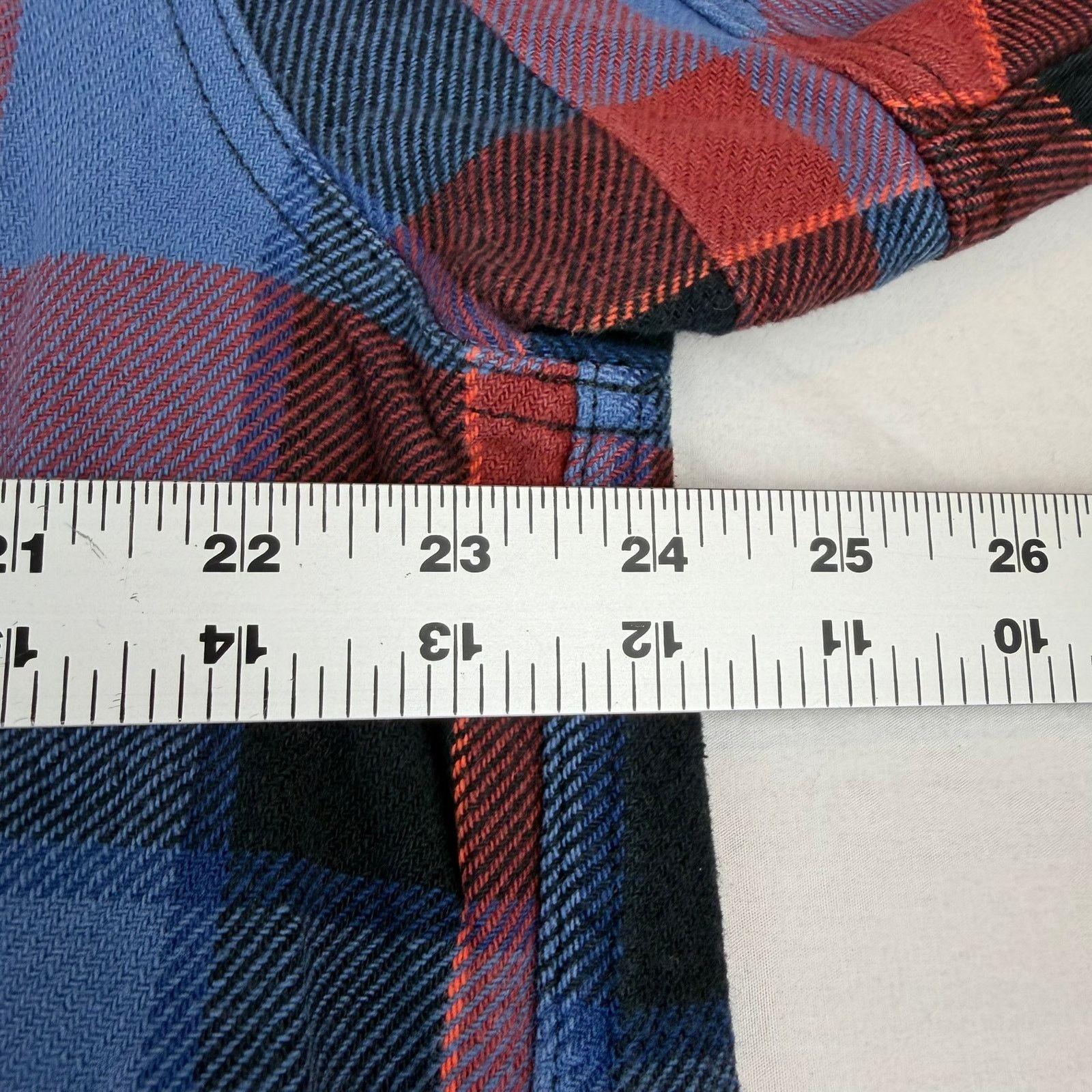 Duluth Trading Company Duluth Trading Co Flannel Shirt Large Blue Red Plaid Size US L / EU 52-54 / 3 - 4 Thumbnail