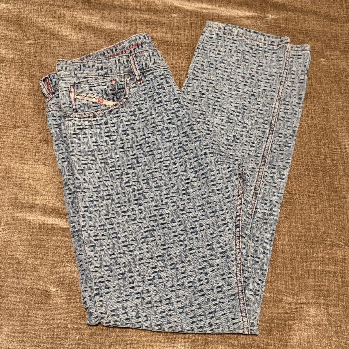 Diesel Diesel 1995 Monogram Jeans Glenn Martens Slim Straight Size US 33 - 6 Thumbnail