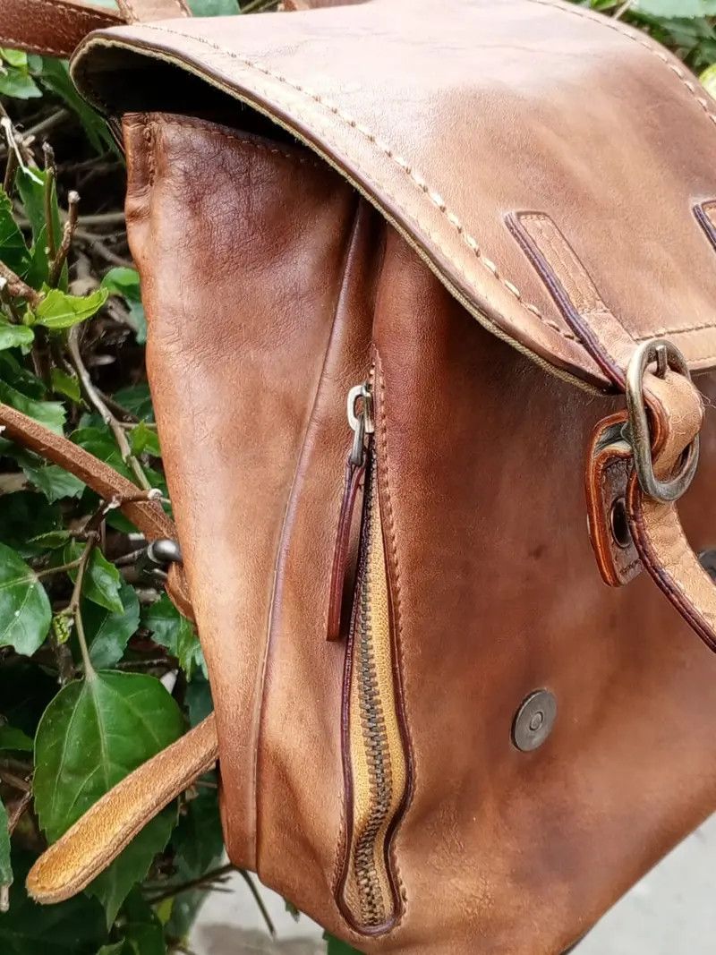 Other Vintage Green Burry Women’s Leather Backpack Size ONE SIZE - 6 Thumbnail